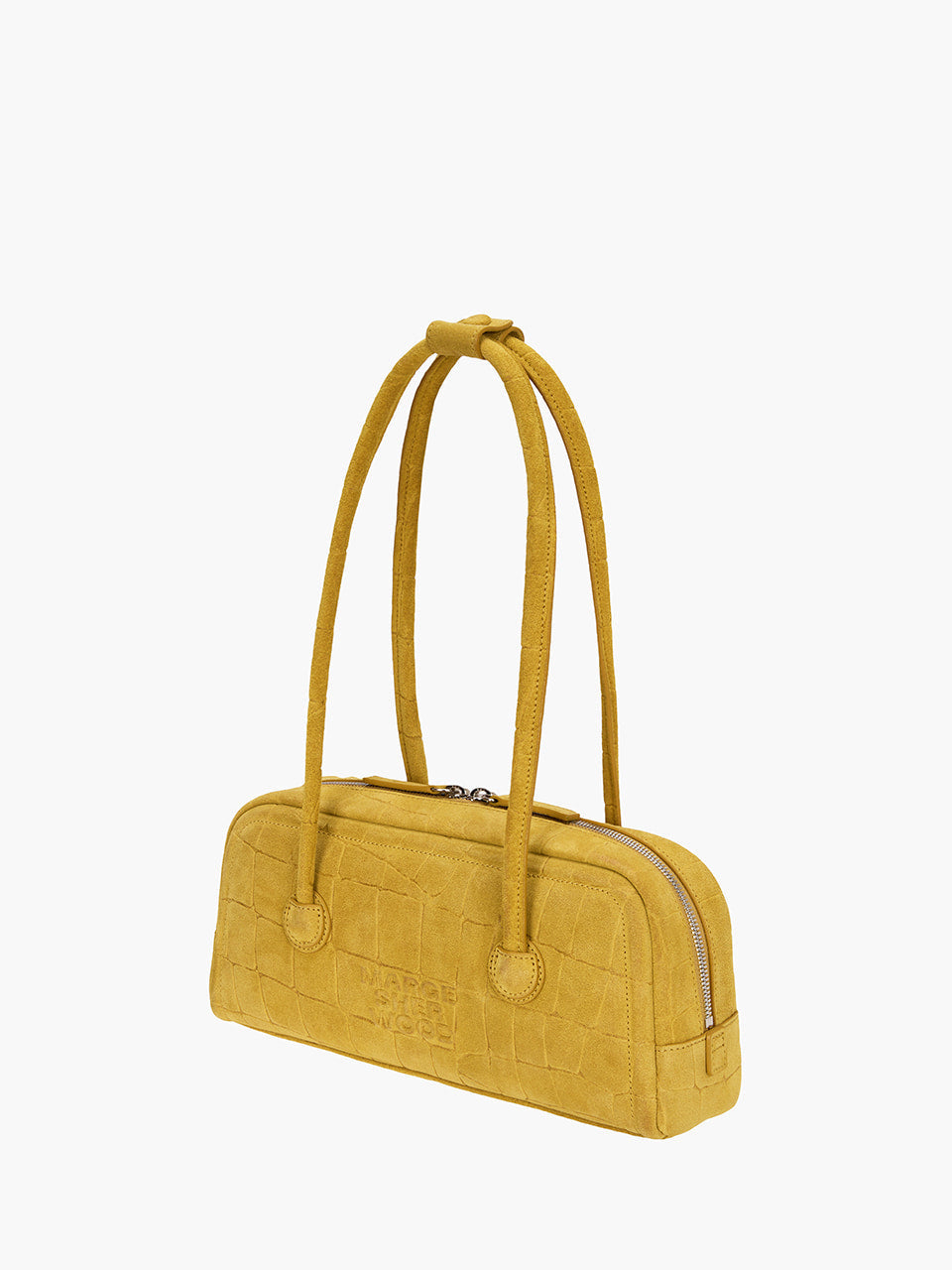 Marge Sherwood - Soft Boston Ew (Mustard Croc-Effect Suede) product image 6 | TRAB K-Fashion Australia