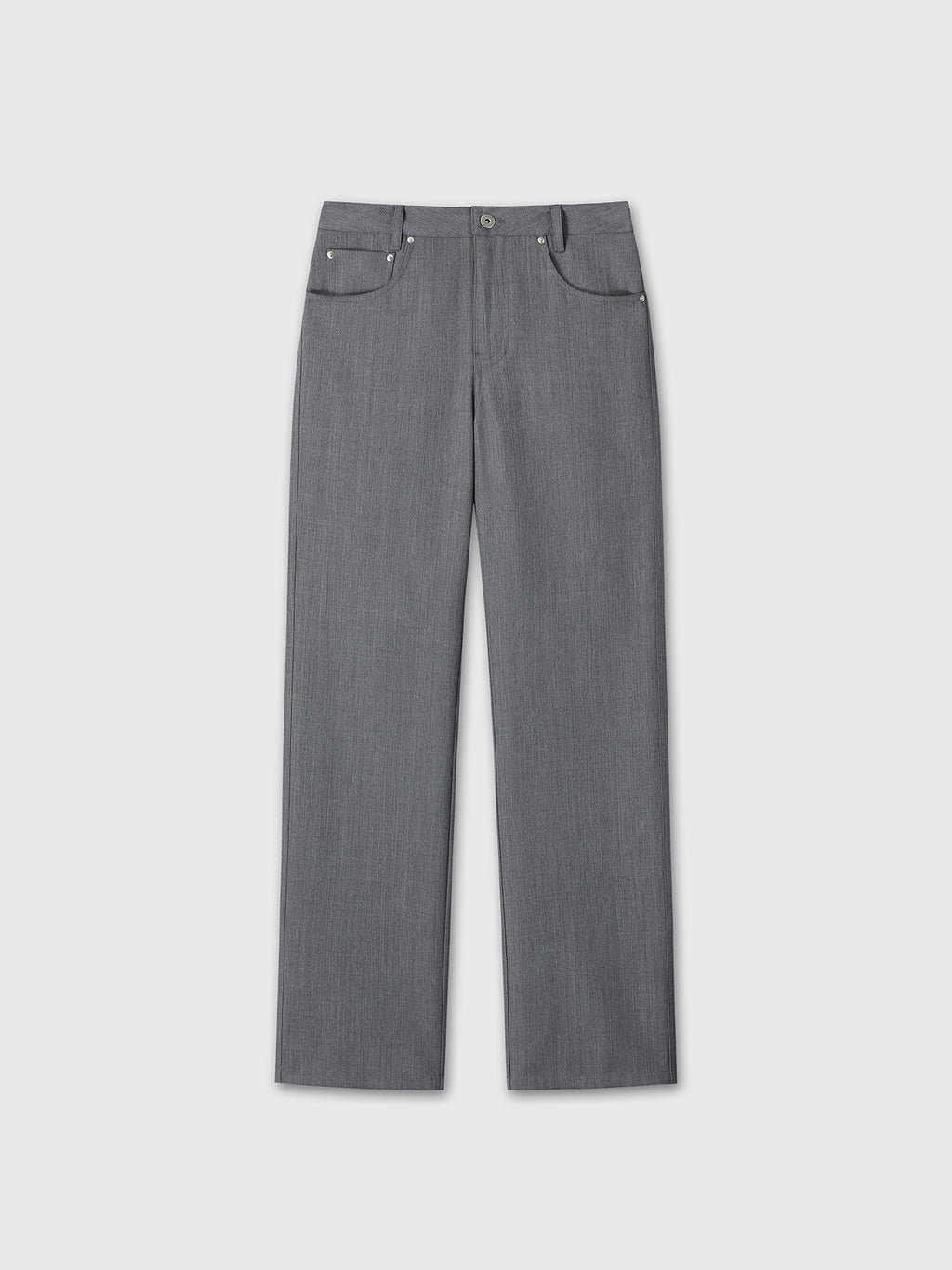 Tonywack - Wool 5 Pocket Straight Pants (Light Grey) product image 7 | TRAB K-Fashion Australia
