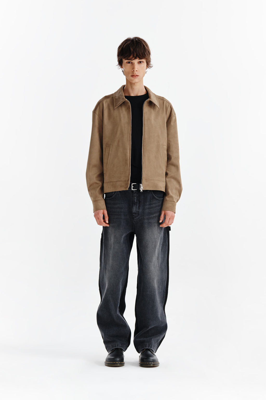 Matin Kim - Double Side Carpenter Denim Pants (Black) product image 15 | TRAB K-Fashion Australia