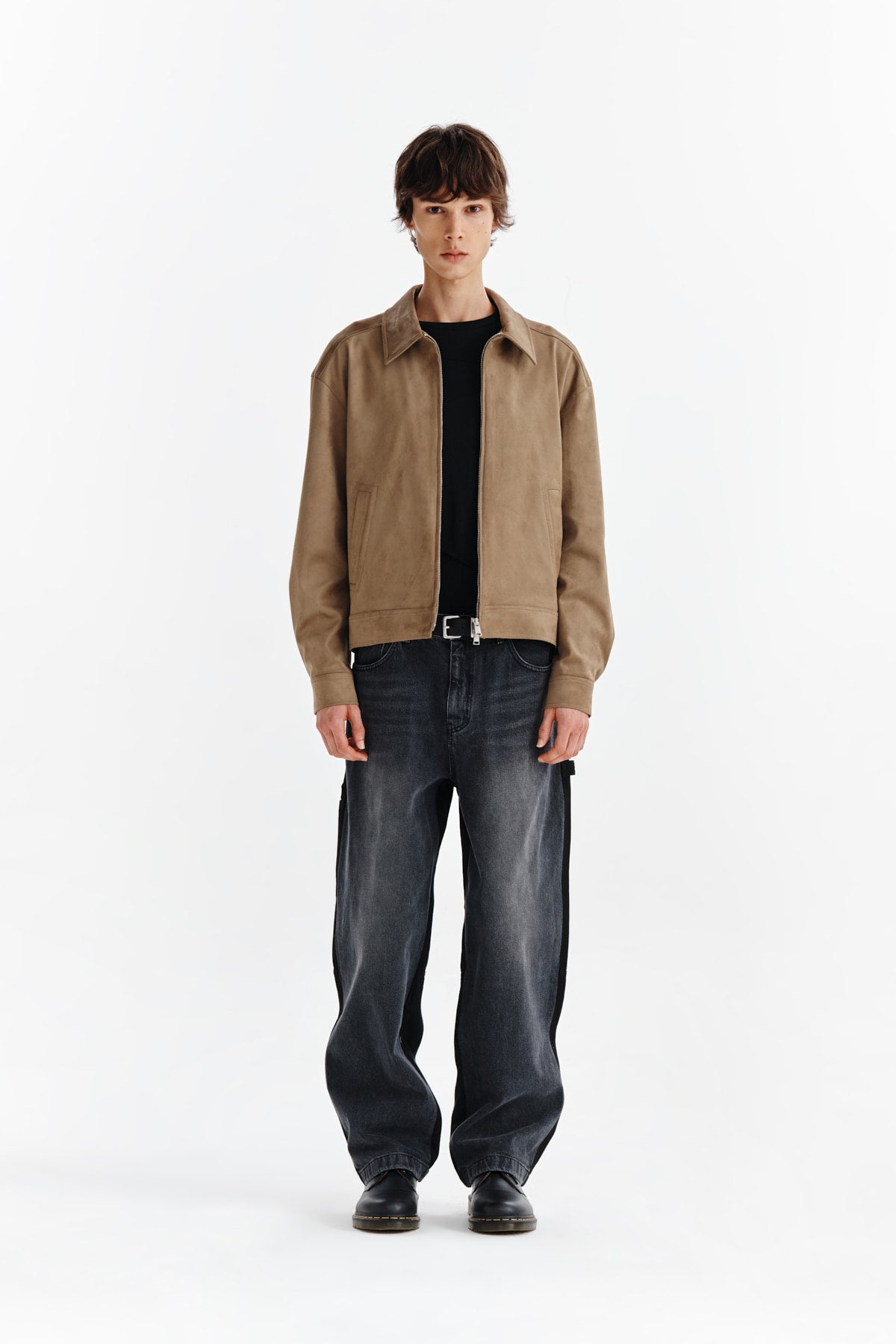 Matin Kim - Double Side Carpenter Denim Pants (Black) product image 15 | TRAB K-Fashion Australia