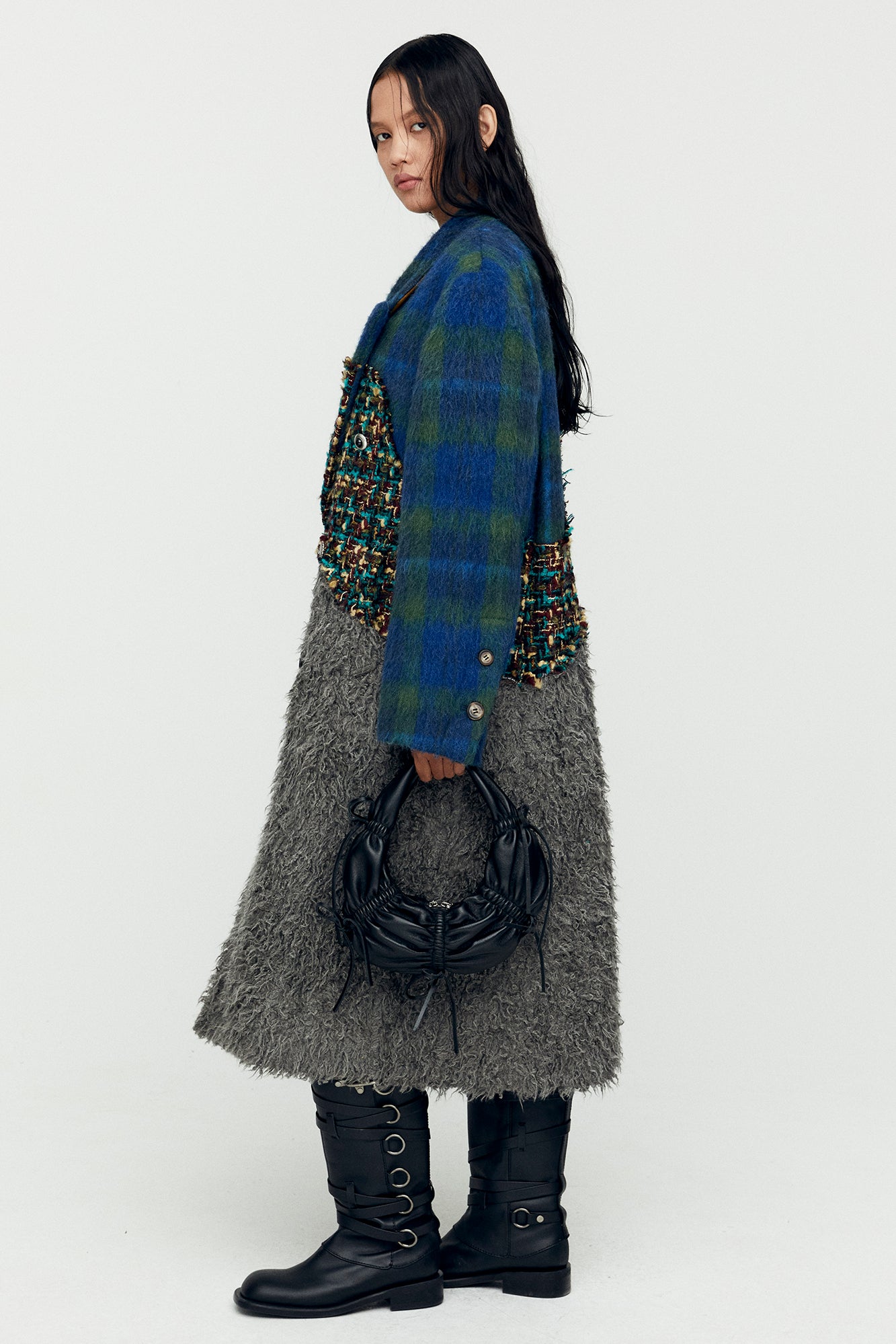 Andersson Bell - Panni Custom-Like Coat (Blue) product image 3 | TRAB K-Fashion Australia