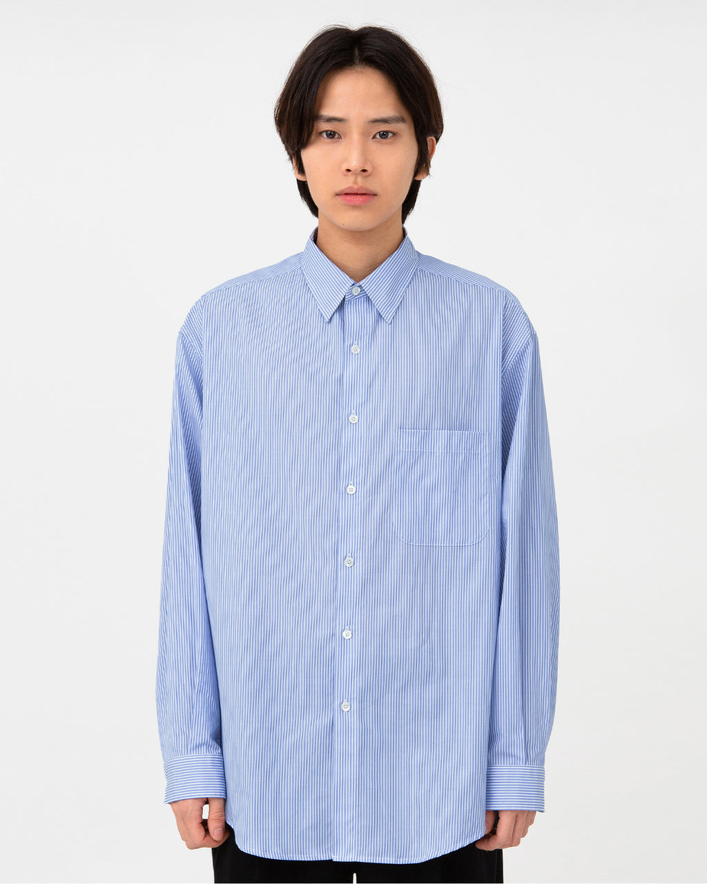 Brownyard - Steady Shirt (Blue Stripe) product image 2 | TRAB K-Fashion Australia