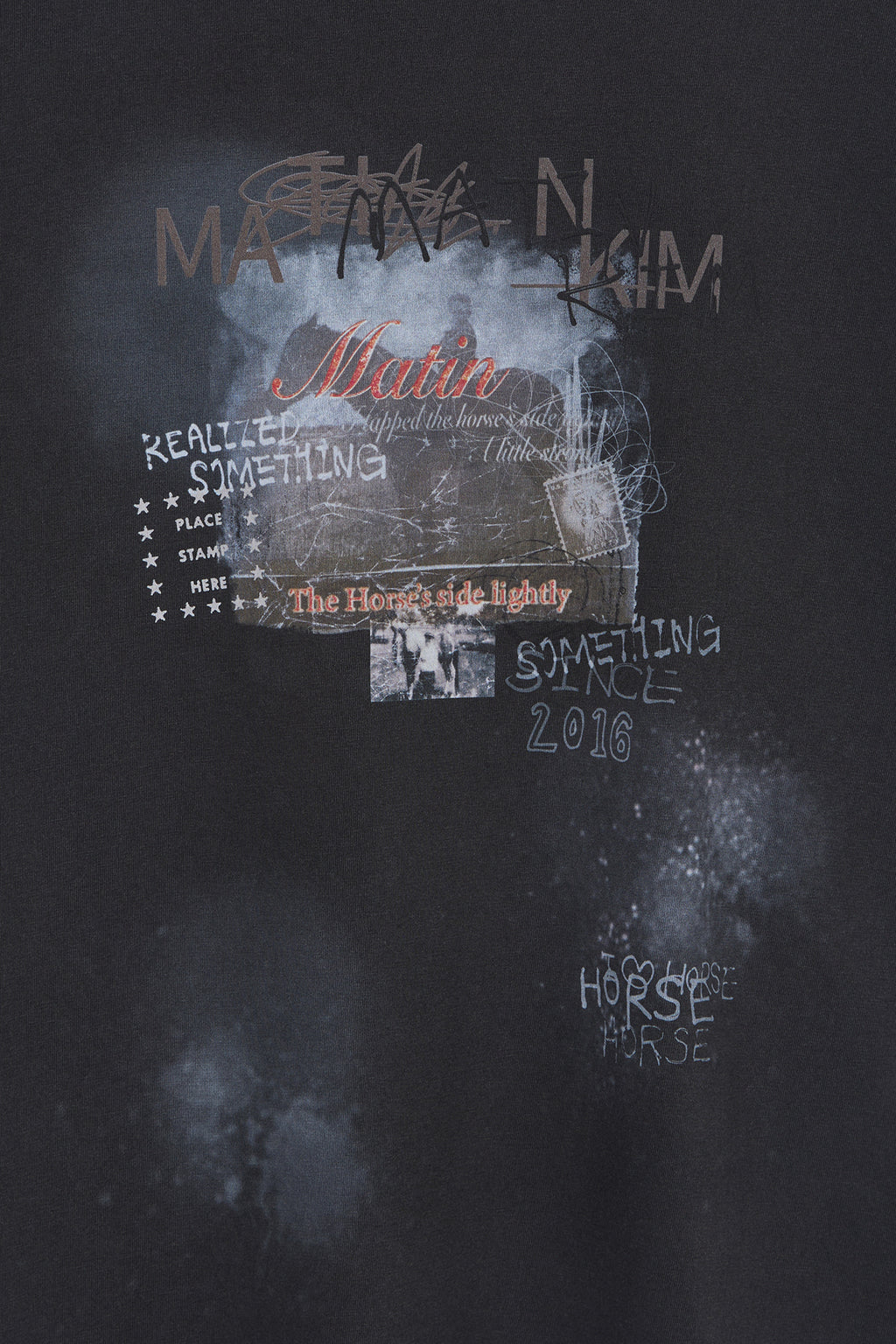 Matin Kim - Matin Lny 26 Pigment Logo Top (Charcoal) product image 4 | TRAB K-Fashion Australia