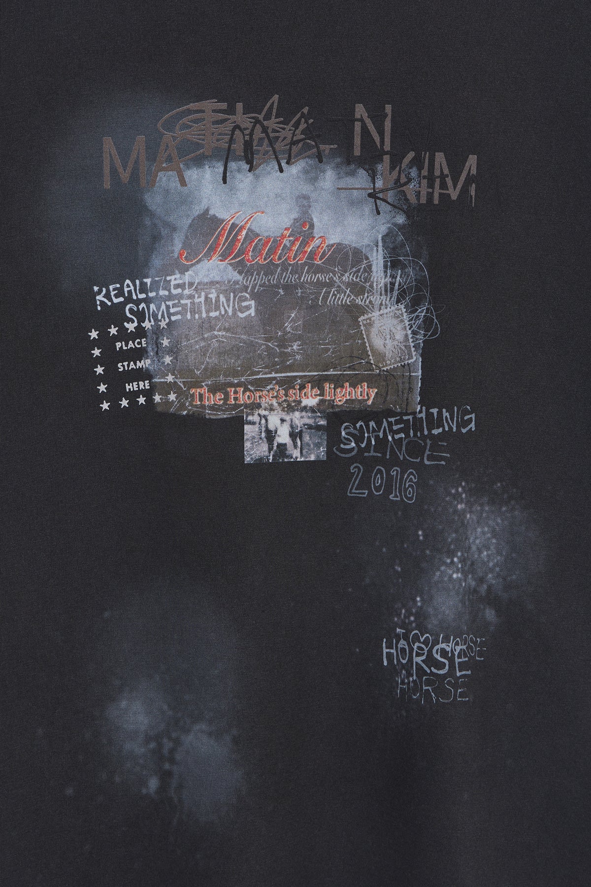 Matin Kim - Matin Lny 26 Pigment Logo Top (Charcoal) product image 4 | TRAB K-Fashion Australia