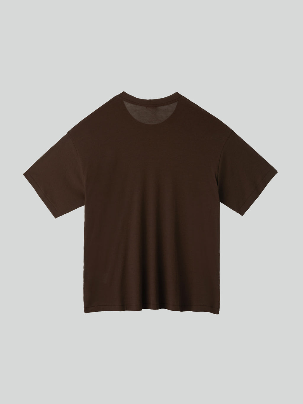 Recto - Loose Fit Sheer T-Shirt (Marron) product image 6 | TRAB K-Fashion Australia