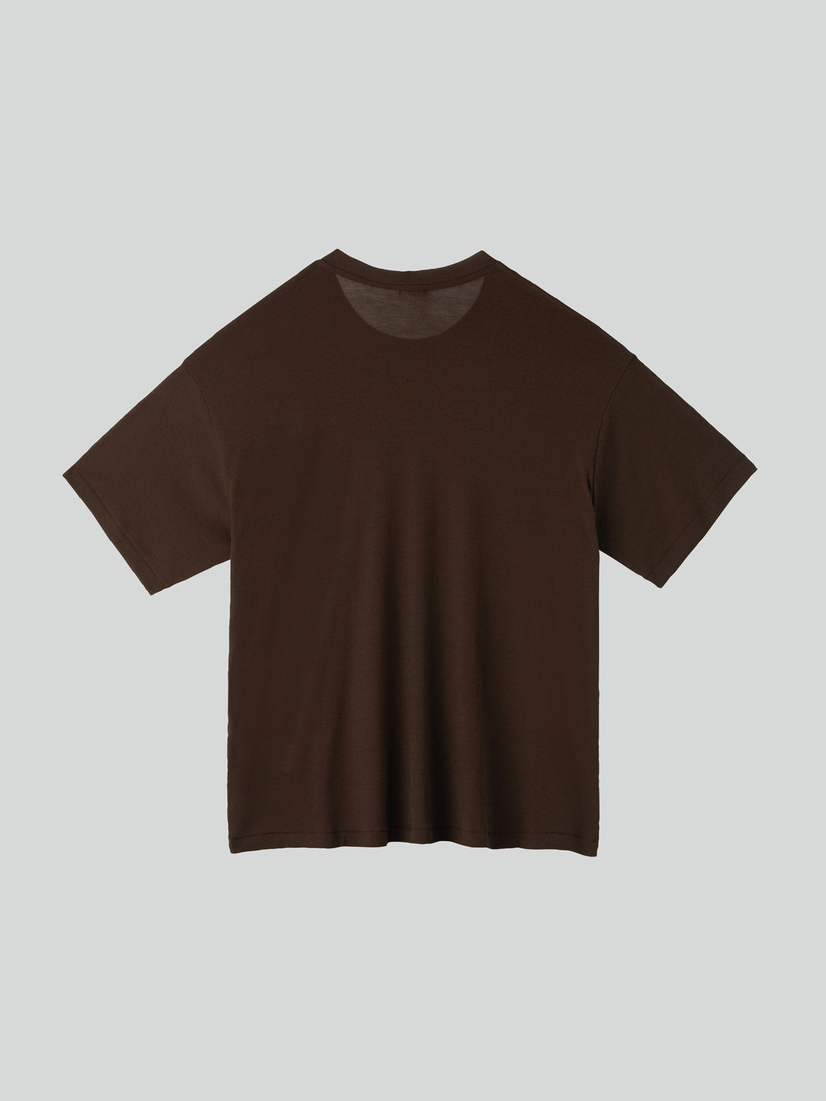 Recto - Loose Fit Sheer T-Shirt (Marron) product image 6 | TRAB K-Fashion Australia