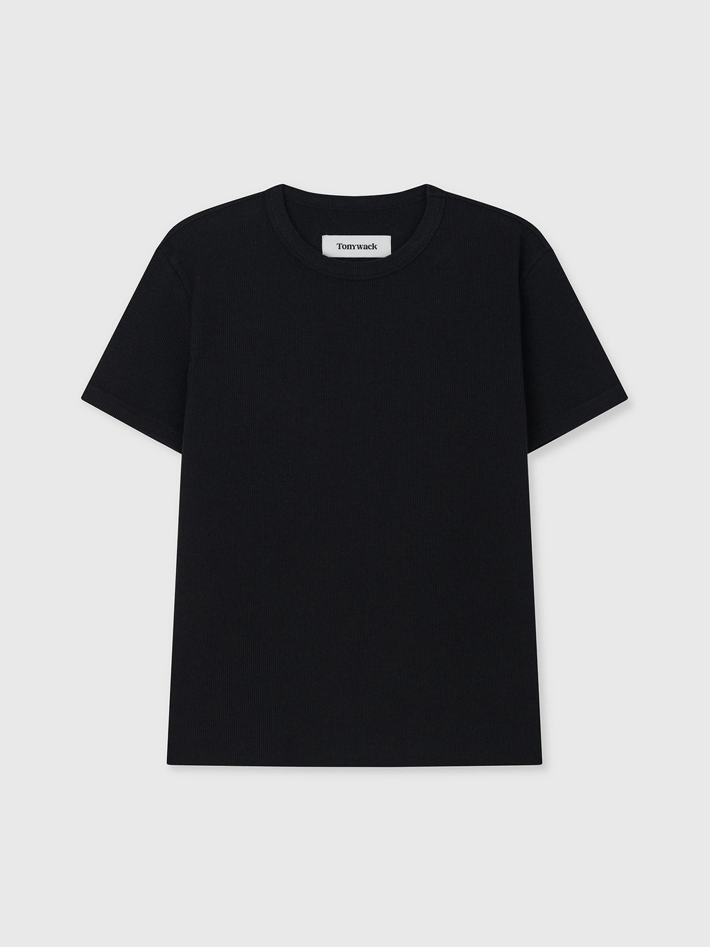 Tonywack - Soft Ribbed Fitted T-Shirt (Black) product image 11 | TRAB K-Fashion Australia