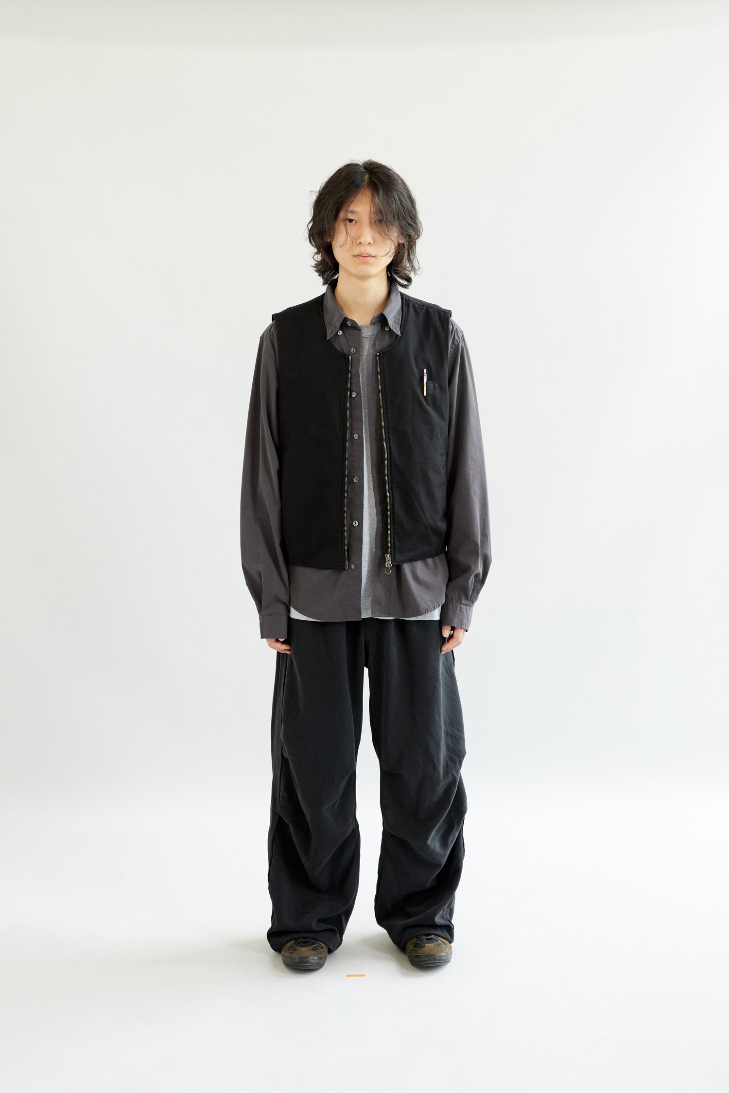 Hatchingroom - Layering Vest (Black) product image 3 | TRAB K-Fashion Australia