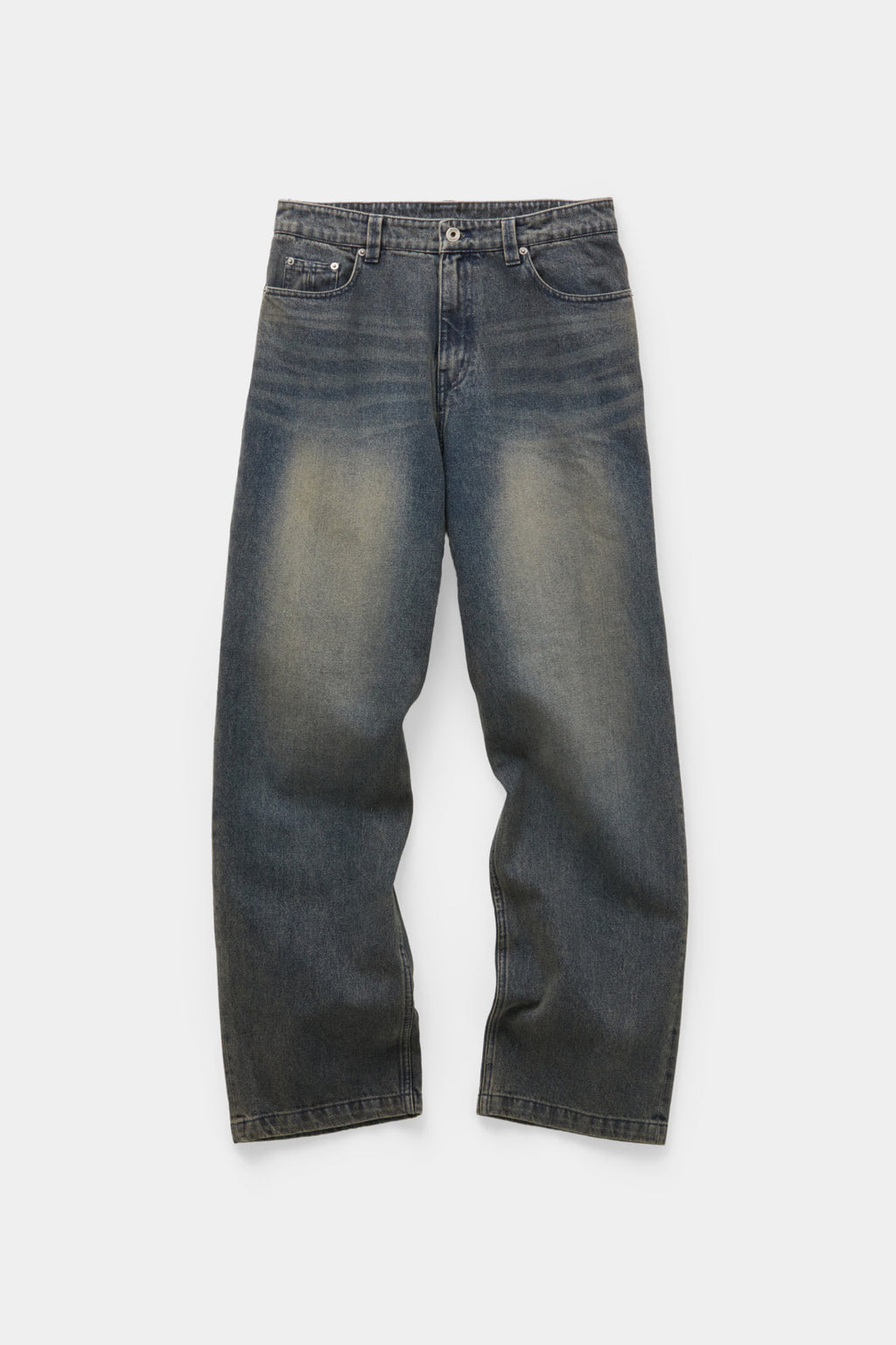 Coor - Brushed Semi Relaxed Jeans (Grayish Blue) product image 1 | TRAB K-Fashion Australia