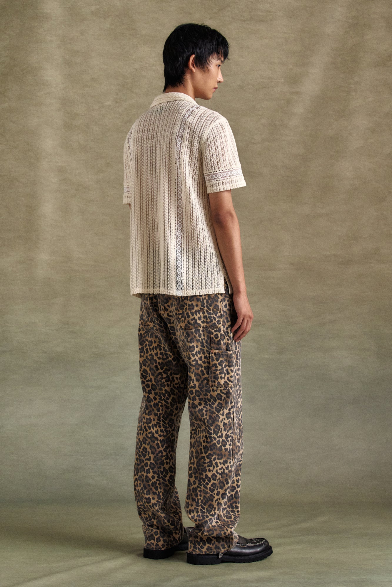 Andersson Bell - Jacquard Stripe Shirts (Ecru) product image 3 | TRAB K-Fashion Australia