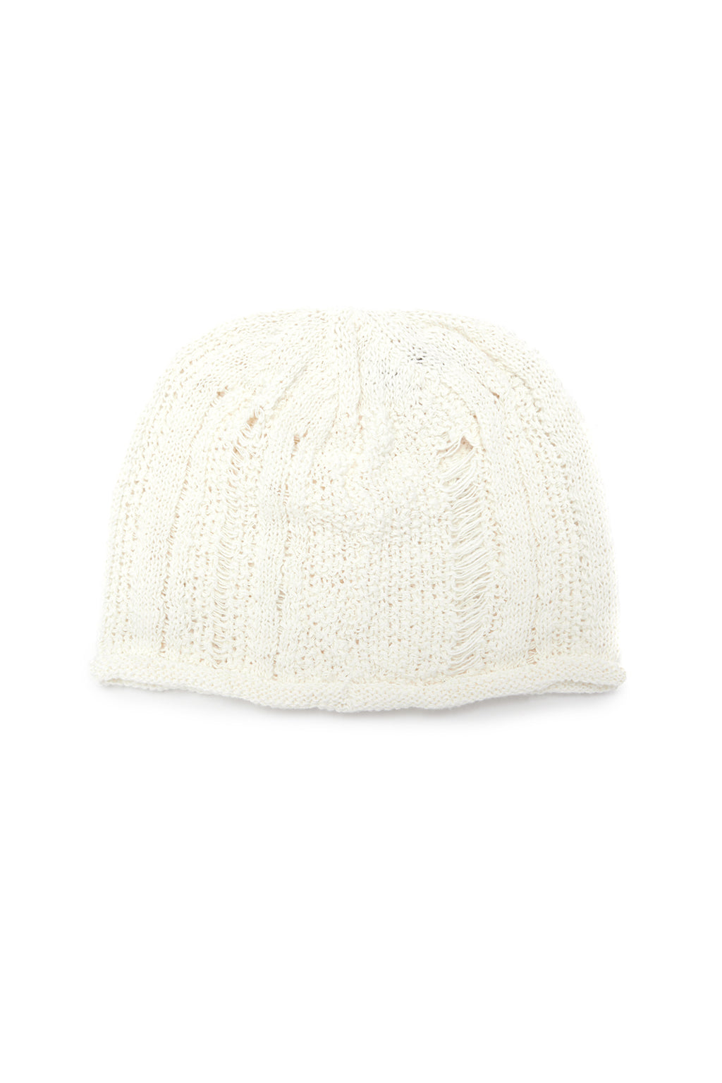 Matin Kim - Stripe Chunky Beanie (Ivory) product image 4 | TRAB K-Fashion Australia