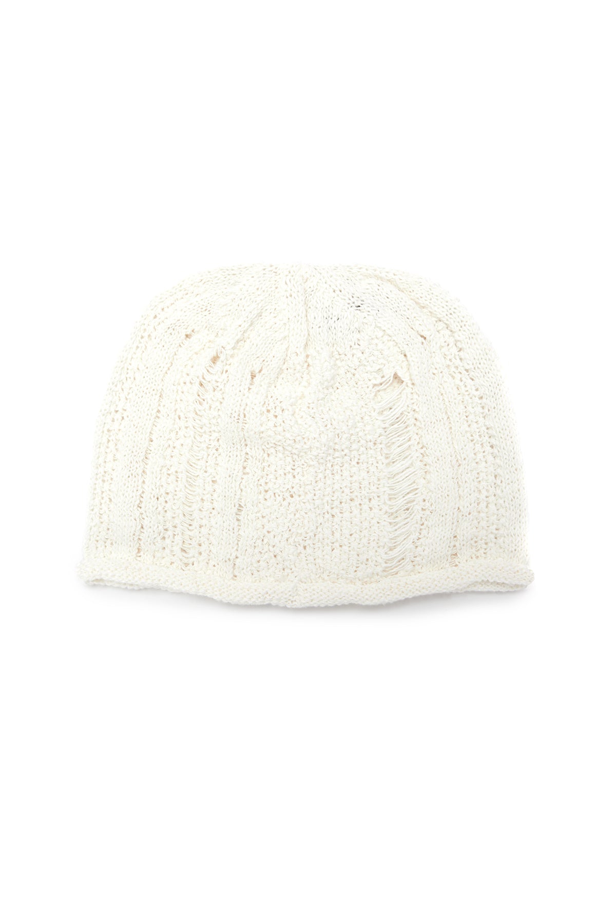 Matin Kim - Stripe Chunky Beanie (Ivory) product image 4 | TRAB K-Fashion Australia