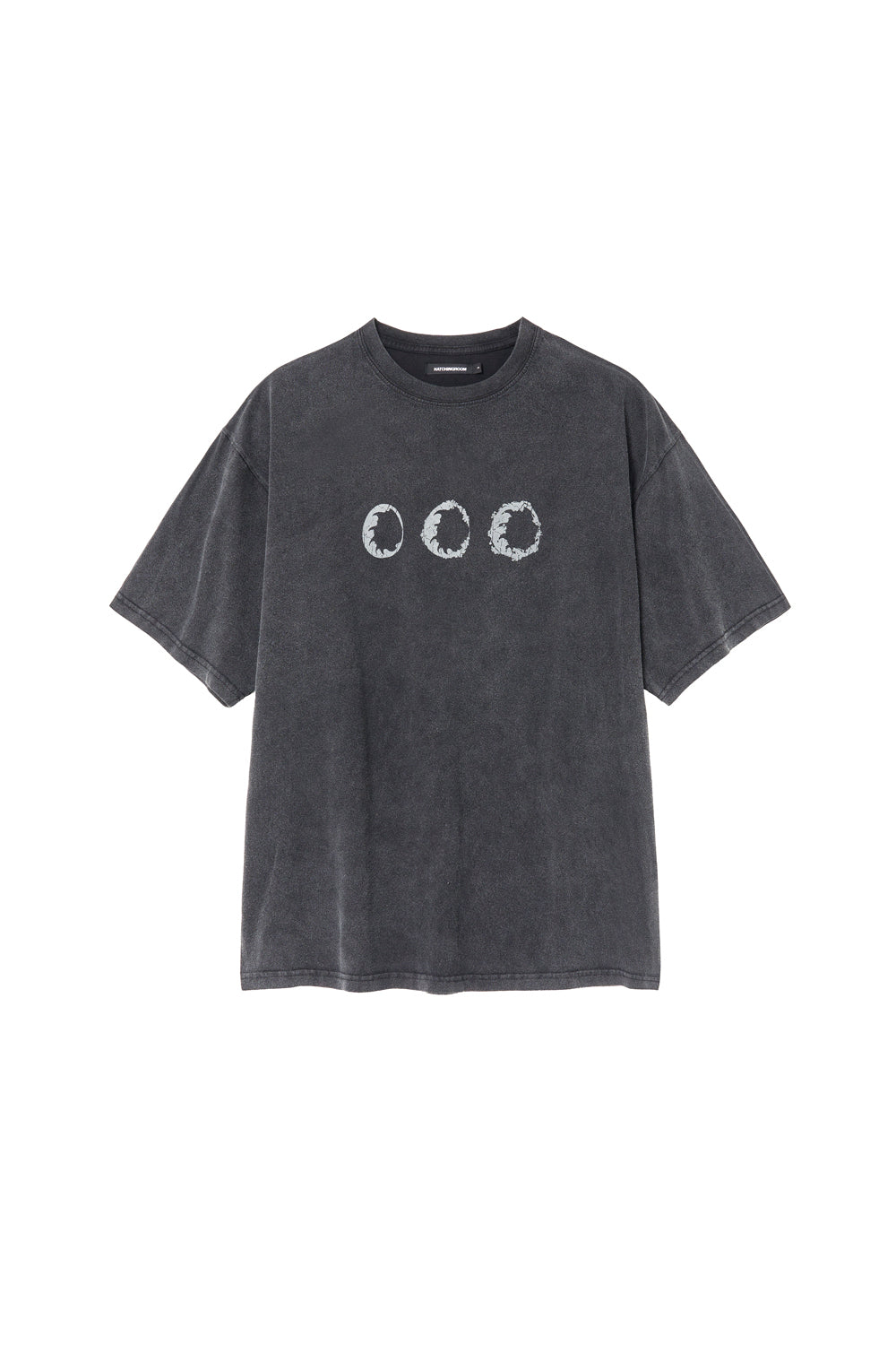 Hatchingroom - Floral Egg Tee (1/2 Black) product image 1 | TRAB K-Fashion Australia