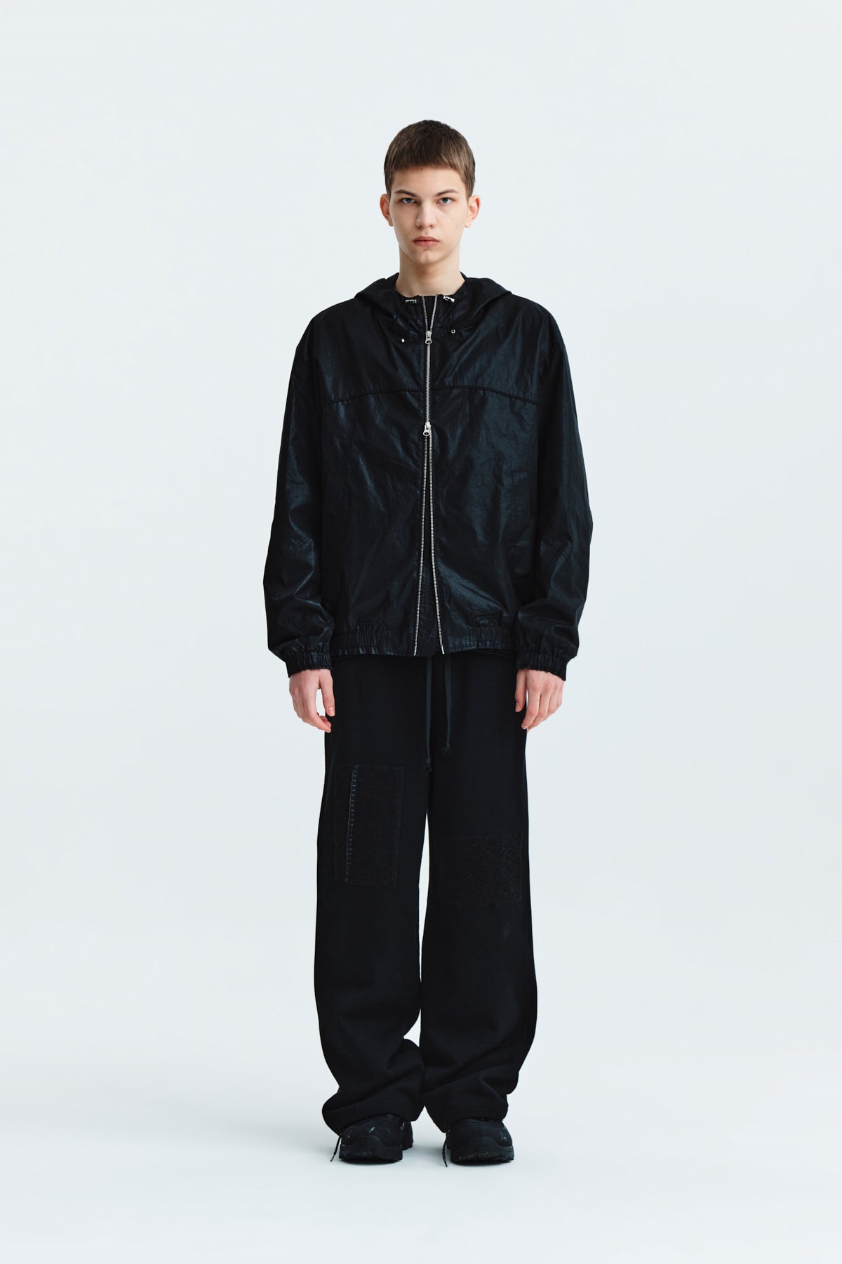 Matin Kim - Patch Point Sweatpants (Black) product image 9 | TRAB K-Fashion Australia