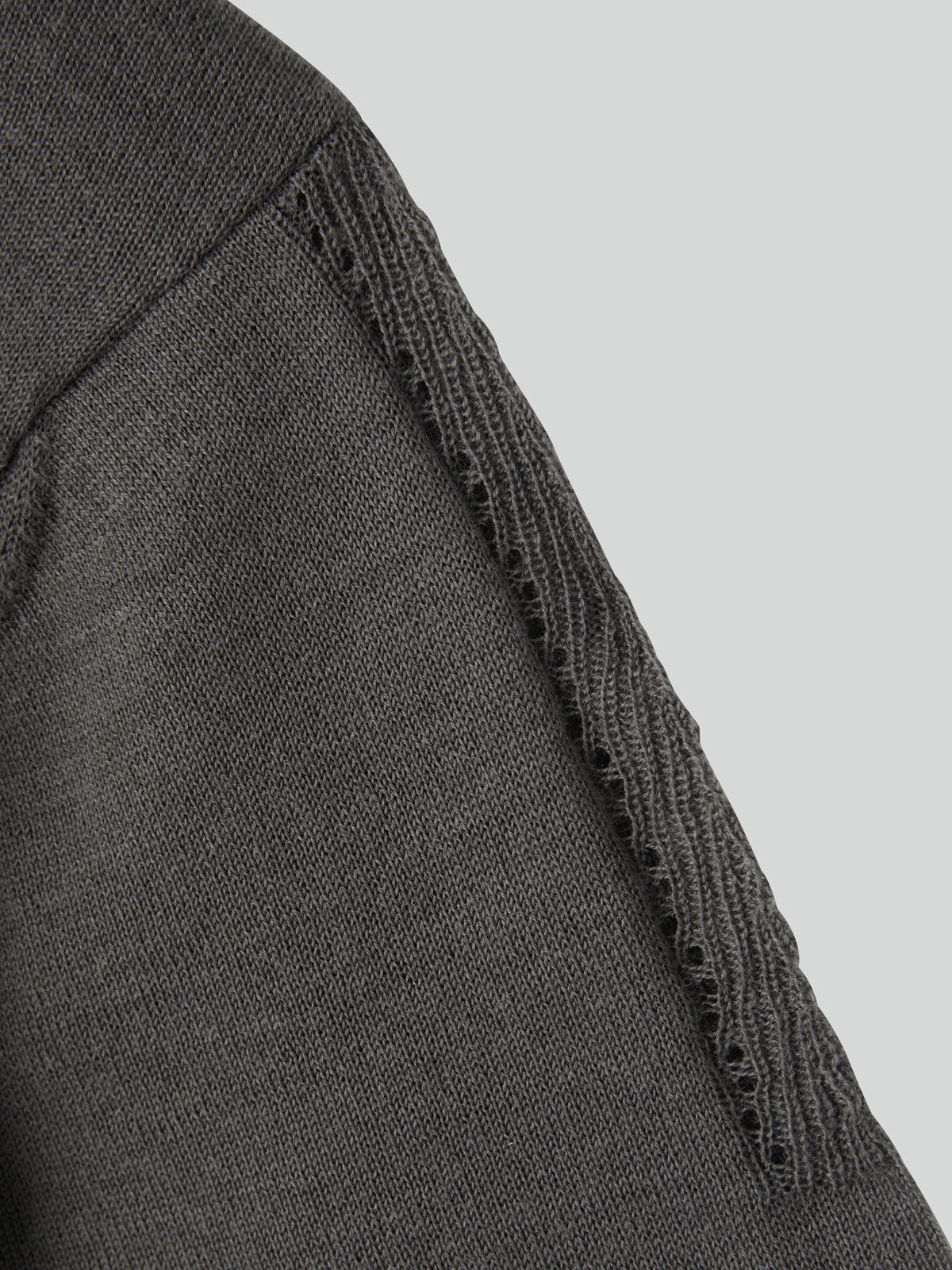 Recto - Pocket Wool Knit Top (Sepia Grey) product image 7 | TRAB K-Fashion Australia