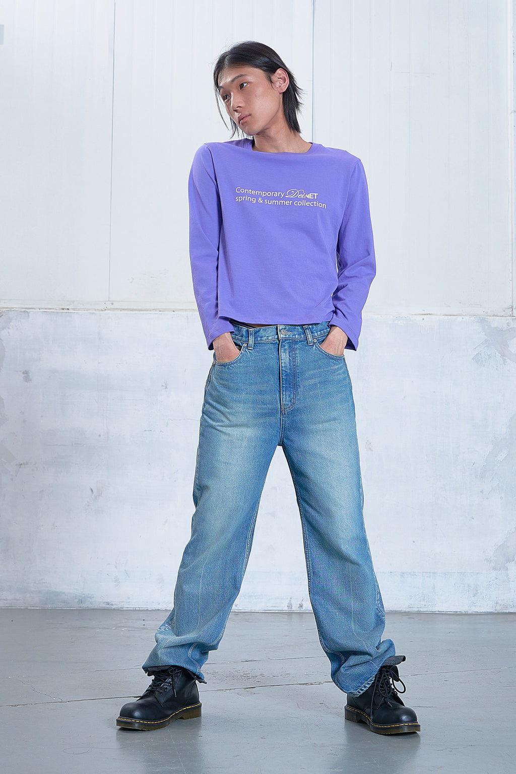 Deinet - Contemporary Long Sleeve (Light Purple) product image 4 | TRAB K-Fashion Australia