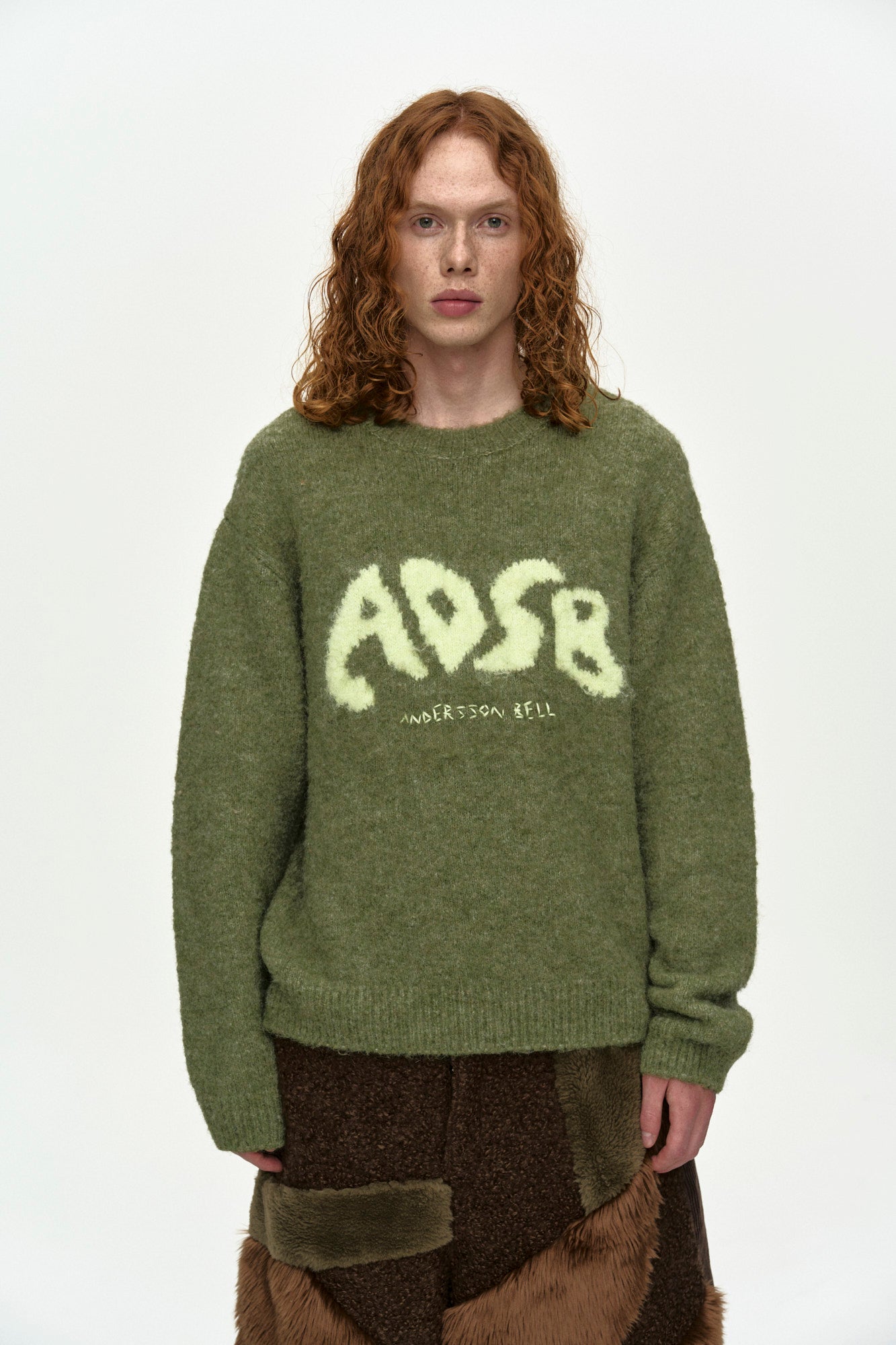 Andersson Bell - Faux Fur Patchwork Shorts (Brown) product image 7 | TRAB K-Fashion Australia