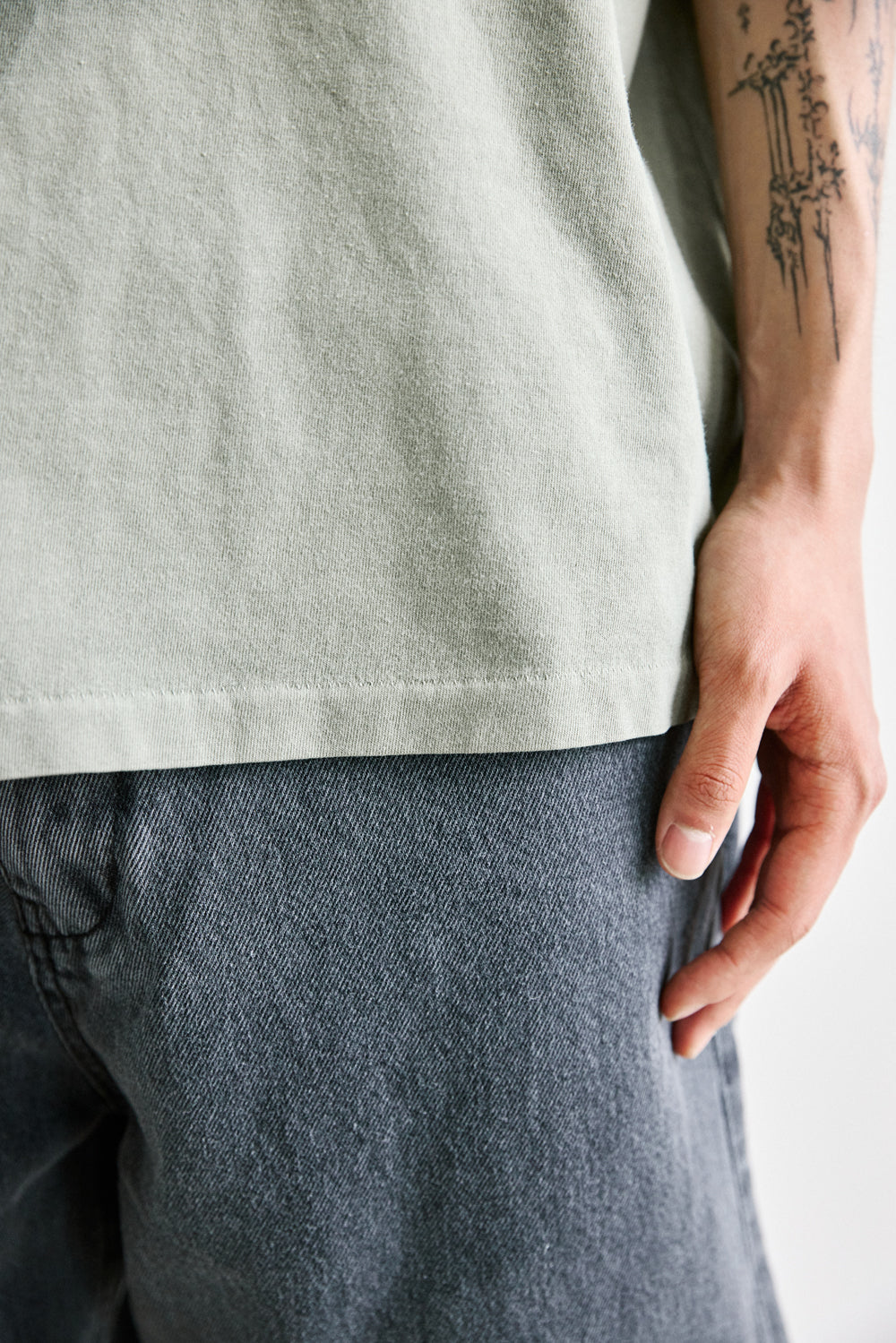 Hatchingroom - New Ghost Tee Over Dyed Vintage (Green) product image 9 | TRAB K-Fashion Australia