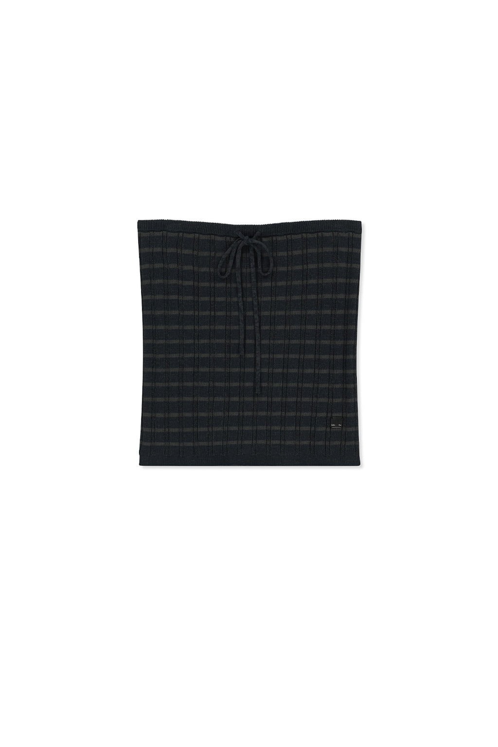 Matin Kim - Stripe Knit Tube Top (Navy) product image 1 | TRAB K-Fashion Australia