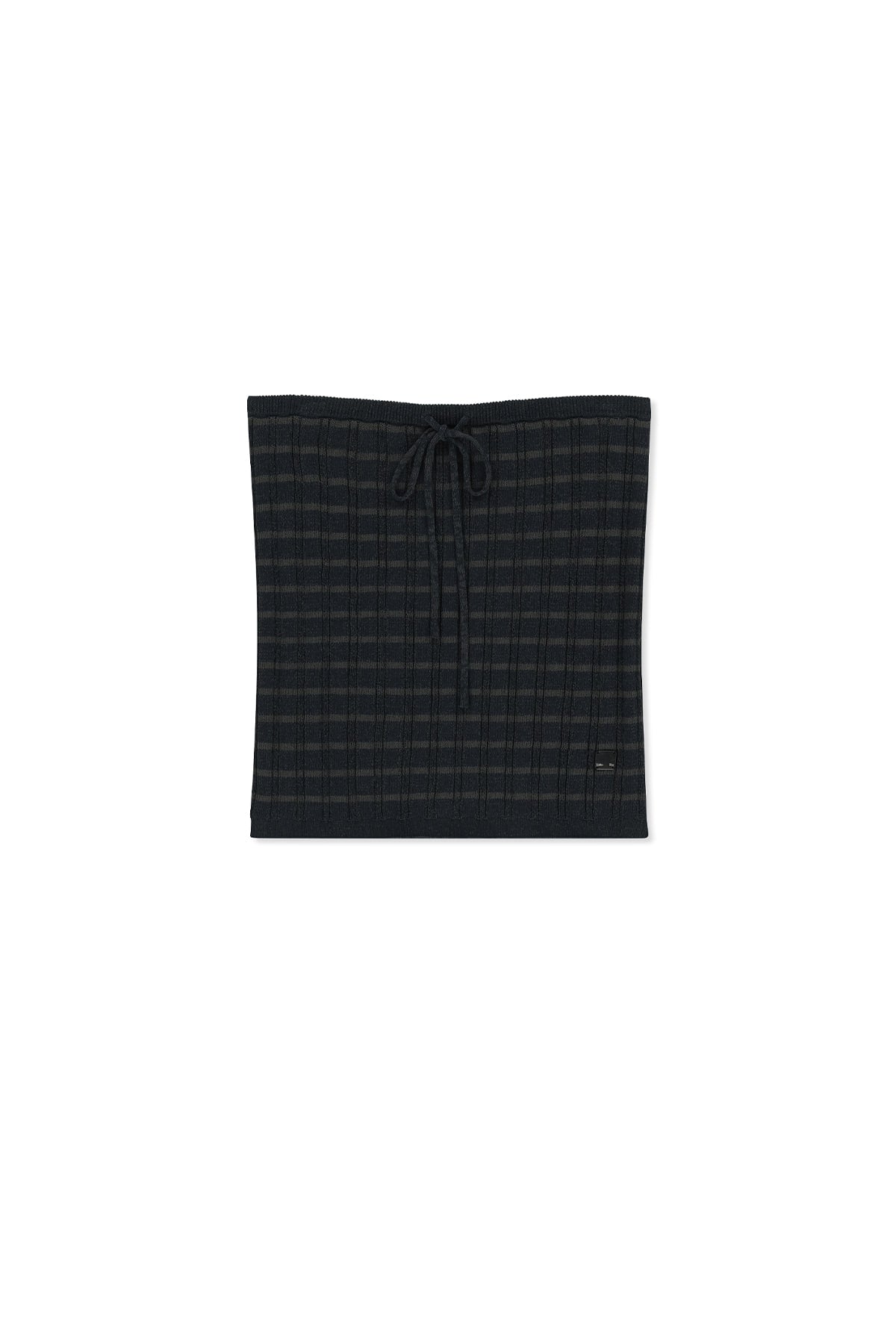 Matin Kim - Stripe Knit Tube Top (Navy) product image 1 | TRAB K-Fashion Australia