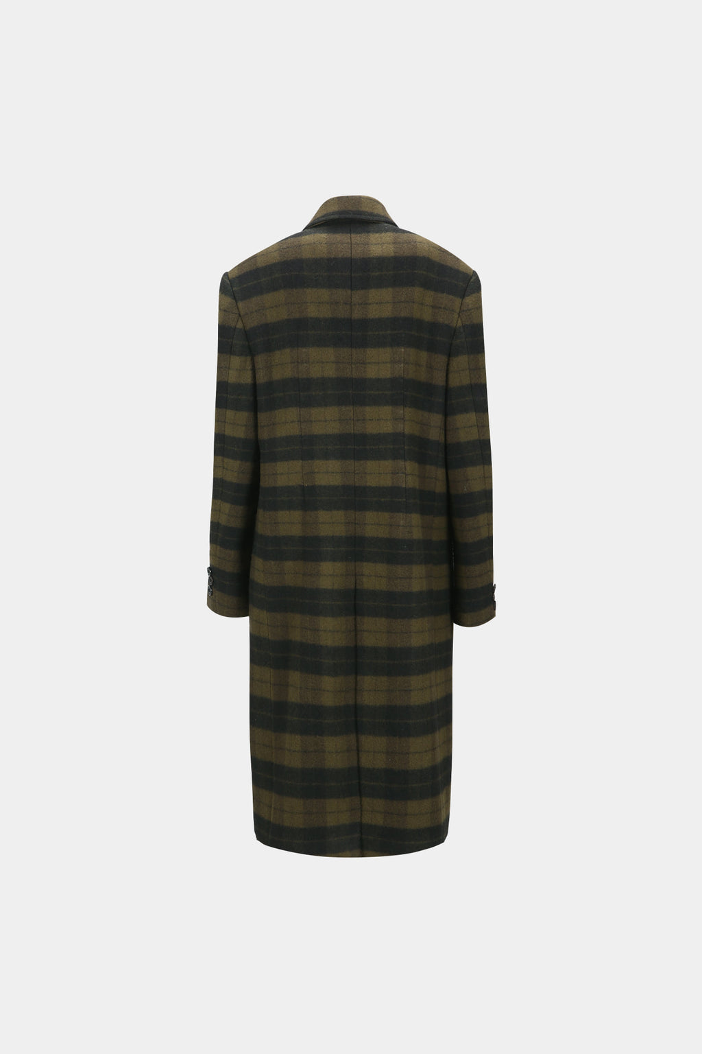 Andersson Bell - Lacie Check Buttons Coat (Green) product image 9 | TRAB K-Fashion Australia