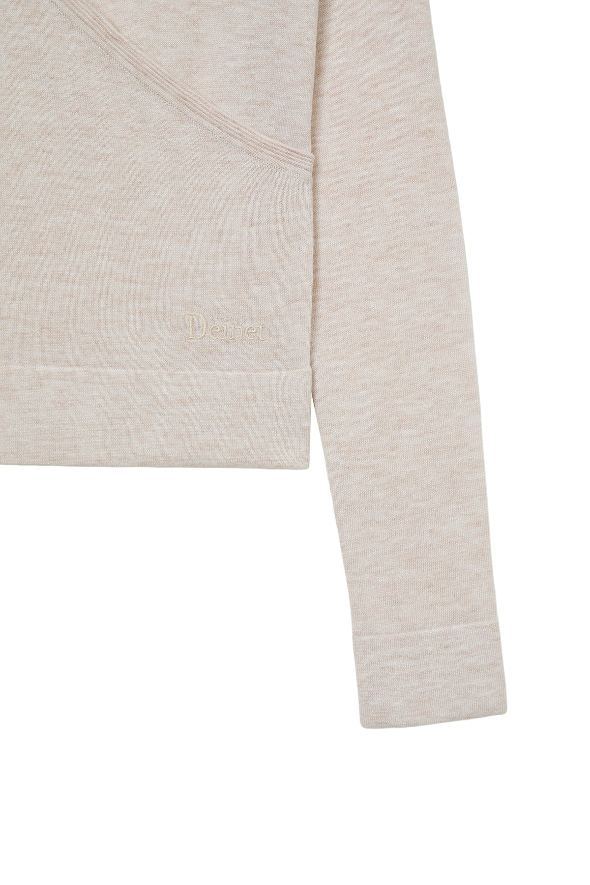 Deinet - V-Neck Metal Knit (Ivory) product image 5 | TRAB K-Fashion Australia
