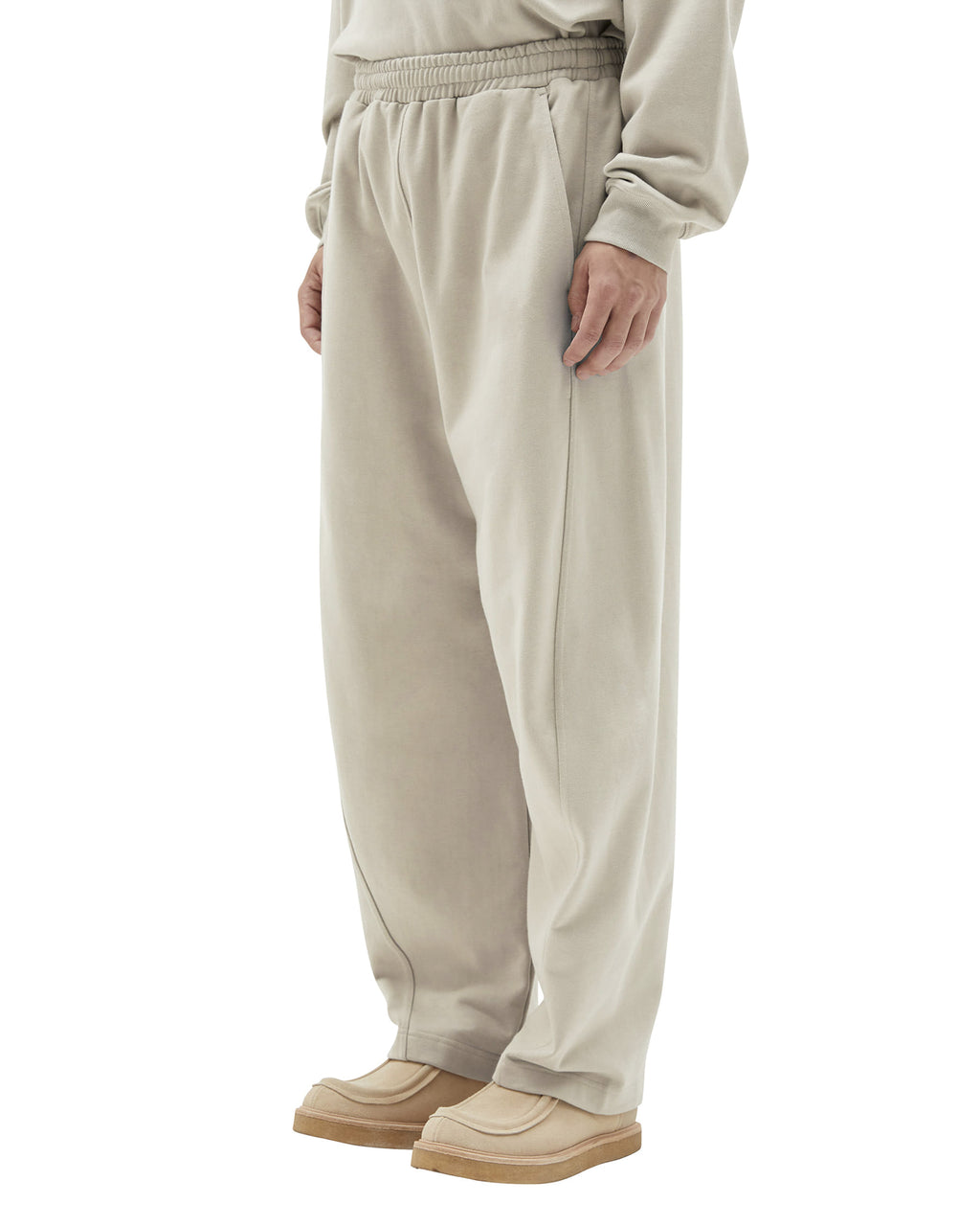 Brownyard - Baggy Sweat Pants (Light Beige) product image 2 | TRAB K-Fashion Australia