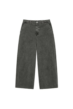 Hatchingroom - Regular Trouser Velvet Denim (Grey) product image 1 | TRAB K-Fashion Australia