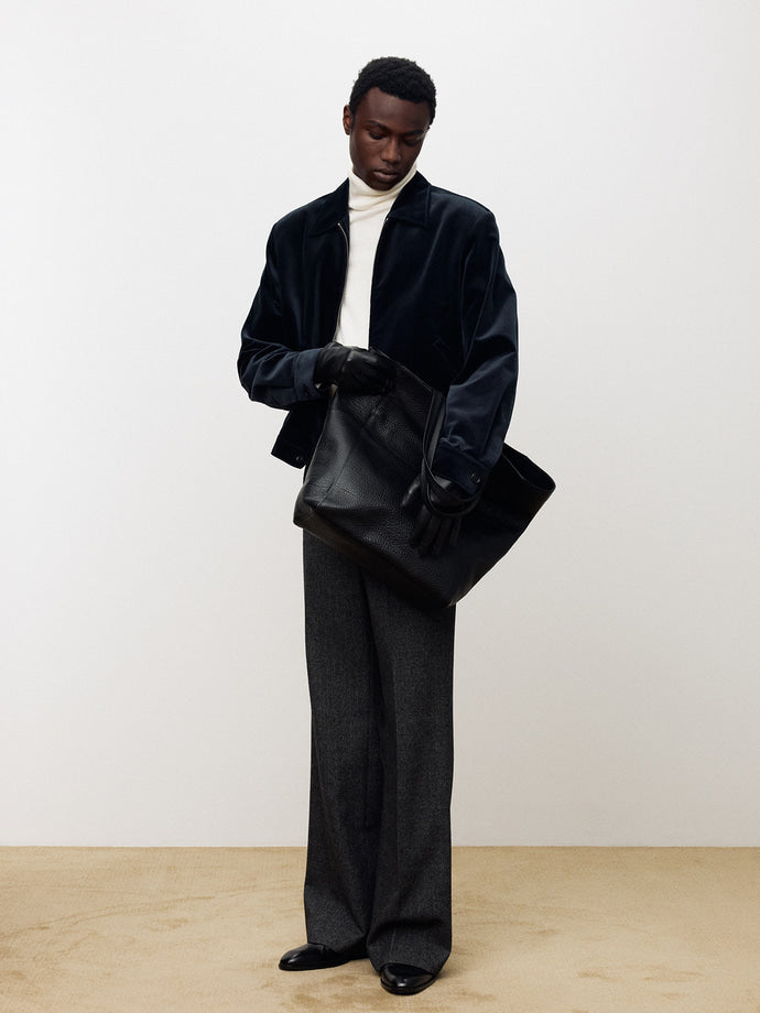 Tonywack - Velvet Blouson Jacket (Dark Navy) product image 4 | TRAB K-Fashion Australia