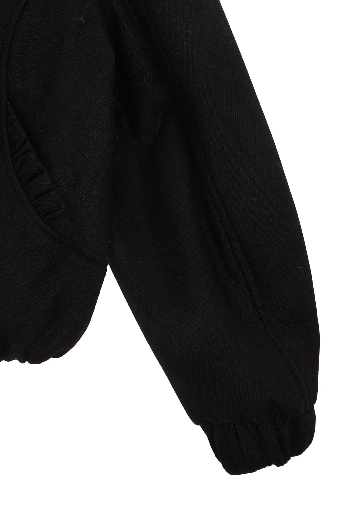 Matin Kim - Volume Zip Up Bomber Jumper (Black) product image 4 | TRAB K-Fashion Australia