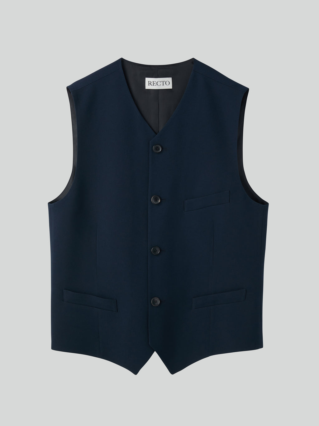 Recto - Strap Detail Suit Vest (Dark Navy) product image 5 | TRAB K-Fashion Australia