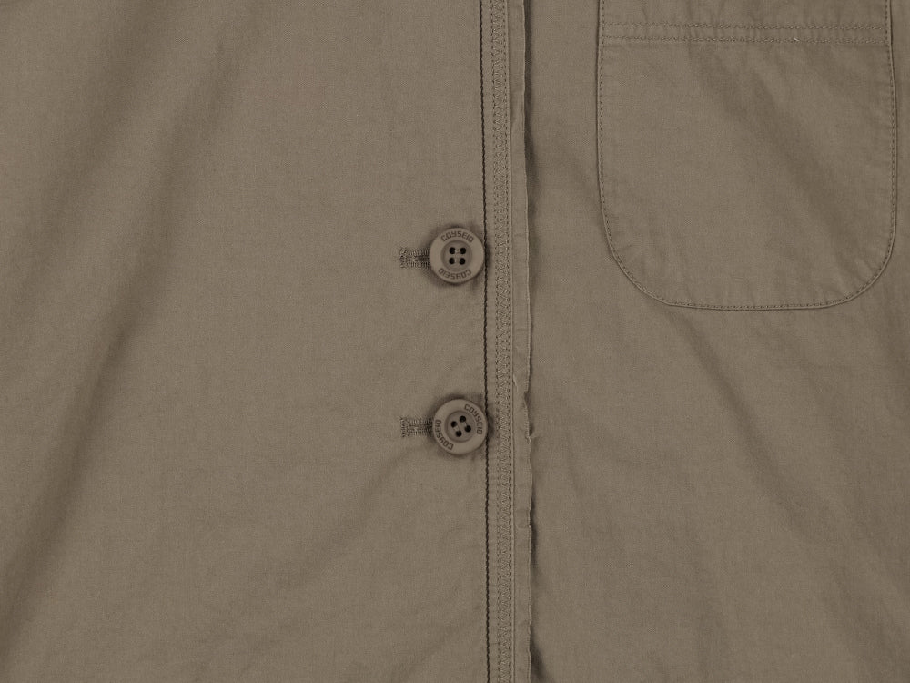 Coyseio - Raw Edge Cotton Jacket (Ash Brown) product image 18 | TRAB K-Fashion Australia