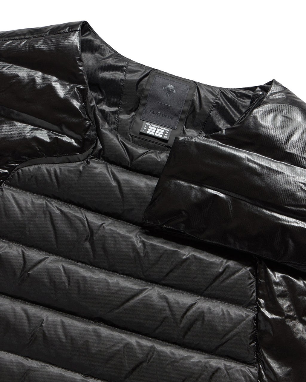 Eastlogue - Asymmetric Bullet Proof Down Vest (Black) product image 8 | TRAB K-Fashion Australia