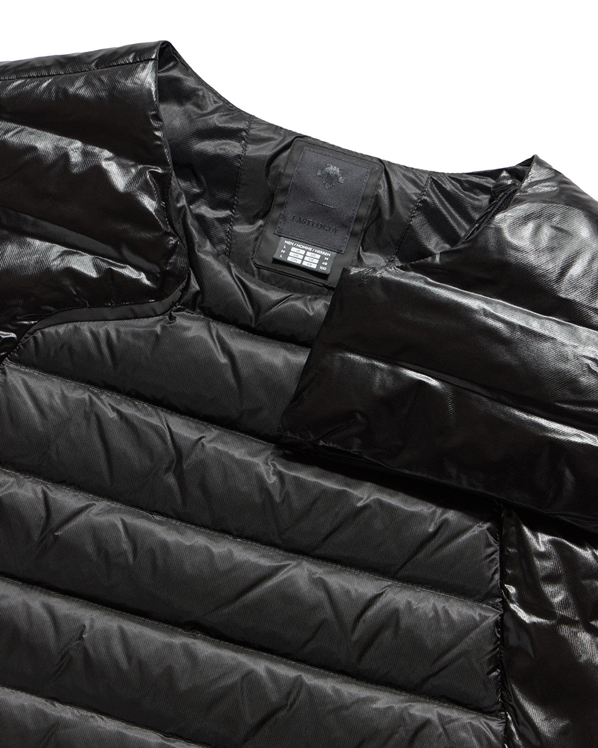 Eastlogue - Asymmetric Bullet Proof Down Vest (Black) product image 8 | TRAB K-Fashion Australia