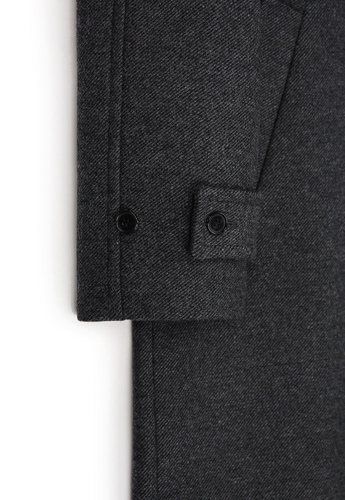 Tonywack - Brushed Wool Mac Over Coat (Twill Grey) product image 17 | TRAB K-Fashion Australia