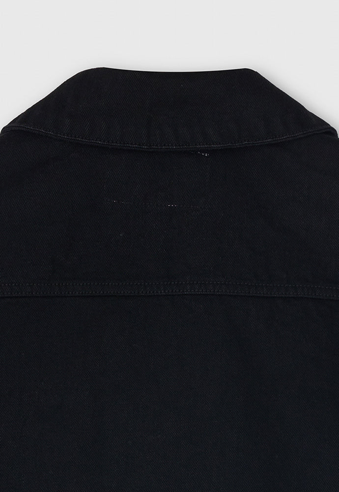Tonywack - Rinsed Denim Zipped Work Jacket (Black) product image 11 | TRAB K-Fashion Australia