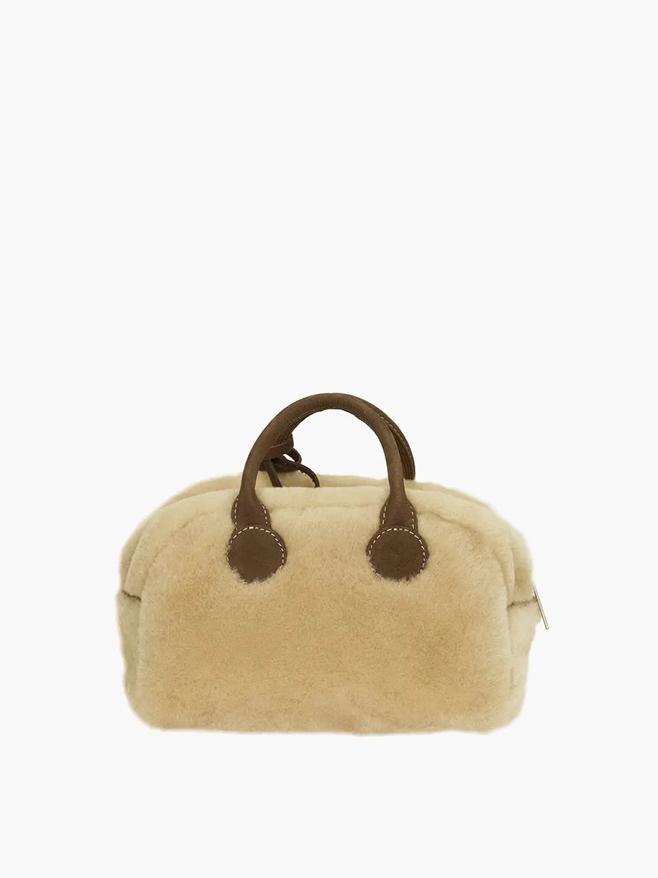 Marge Sherwood - Soft Bowling (Beige Shearling+Chestnut Nubuck) product image 5 | TRAB K-Fashion Australia