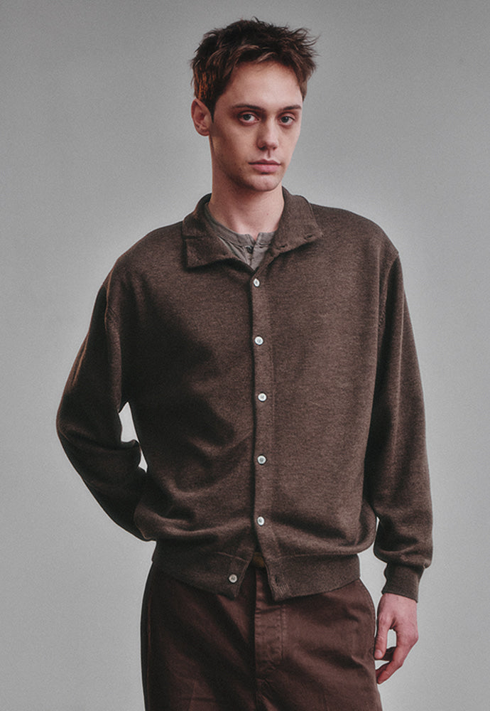 Art if acts - High Collar Cardigan (Wood) product image 2 | TRAB K-Fashion Australia