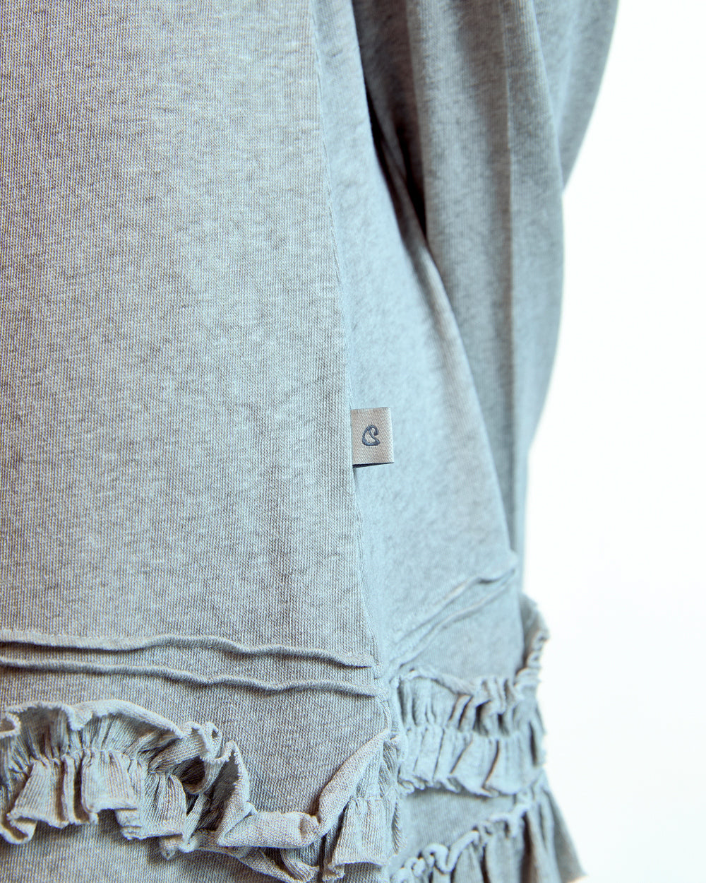 Coyseio - Bottom Multiple Frill Dress (Light Grey) product image 15 | TRAB K-Fashion Australia