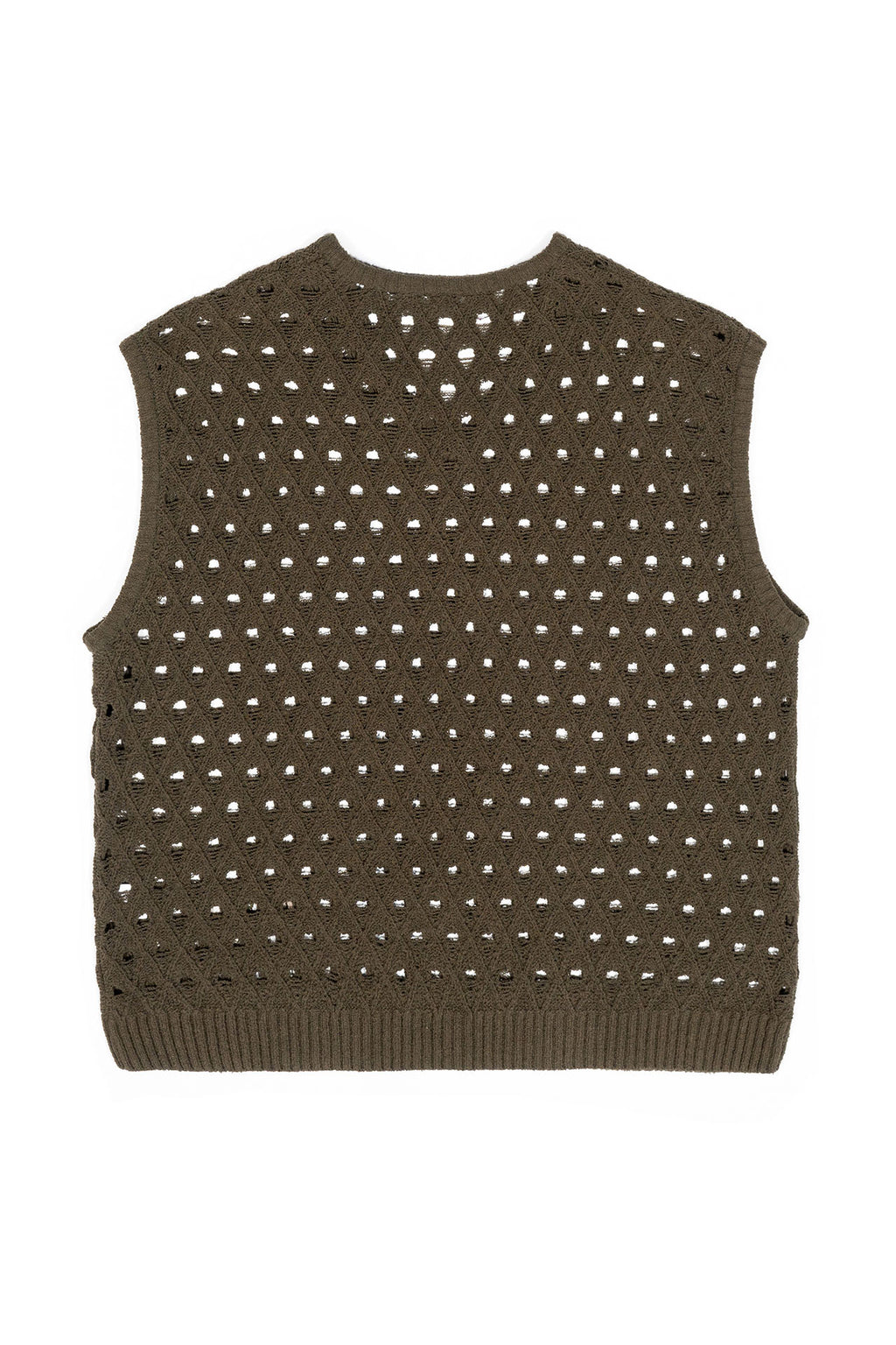 Ioedle - Olive Oil Mesh Vest (Khaki) product image 3 | TRAB K-Fashion Australia
