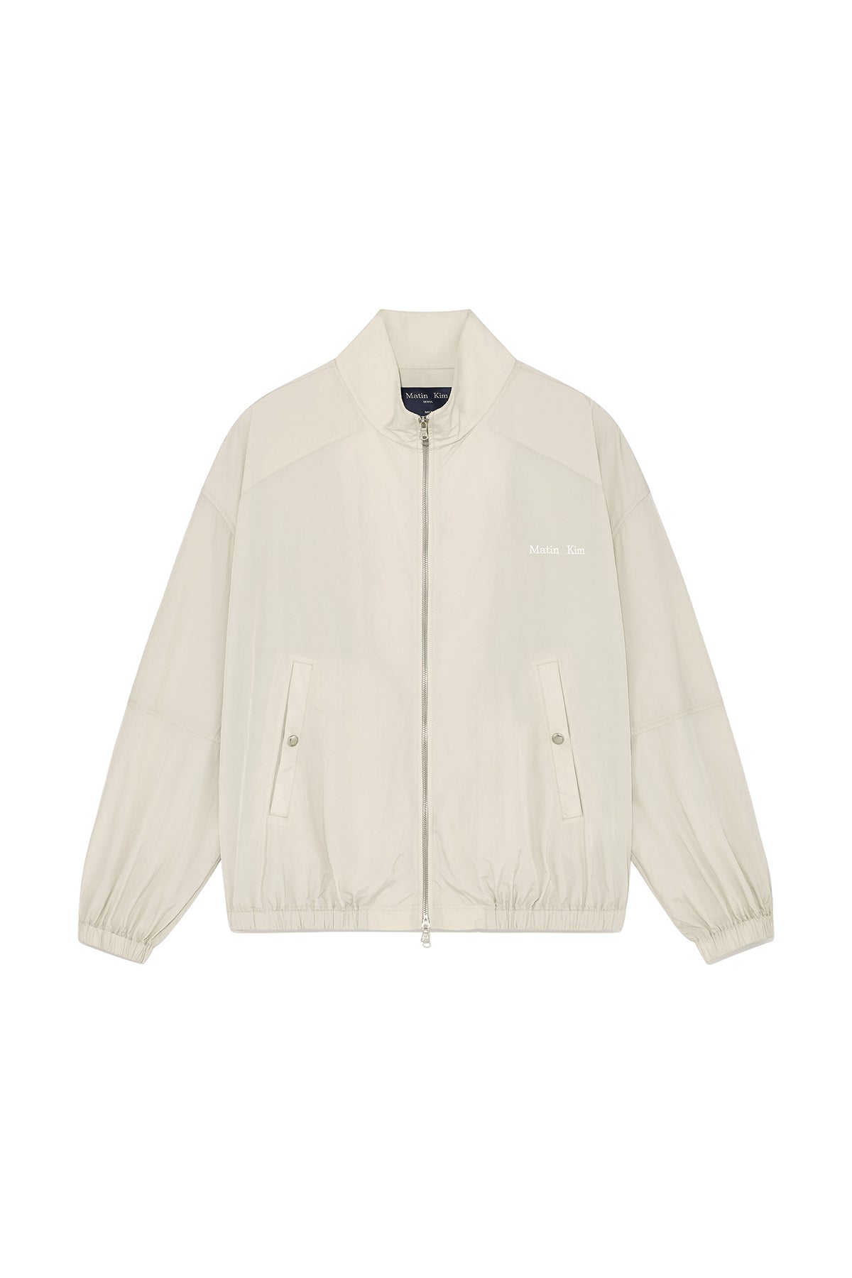 Matin Kim - Oversize Nylon Light Jumper (Light Beige) product image 1 | TRAB K-Fashion Australia