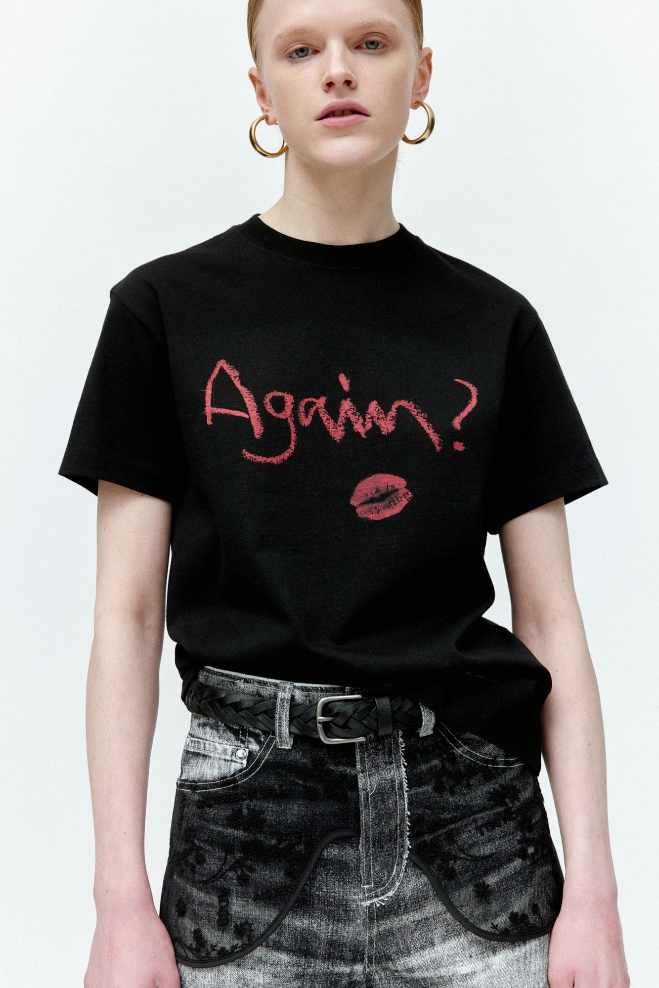 Andersson Bell - (essential) Unisex Again Lip T-Shirt (Essential) product image 1 | TRAB K-Fashion Australia