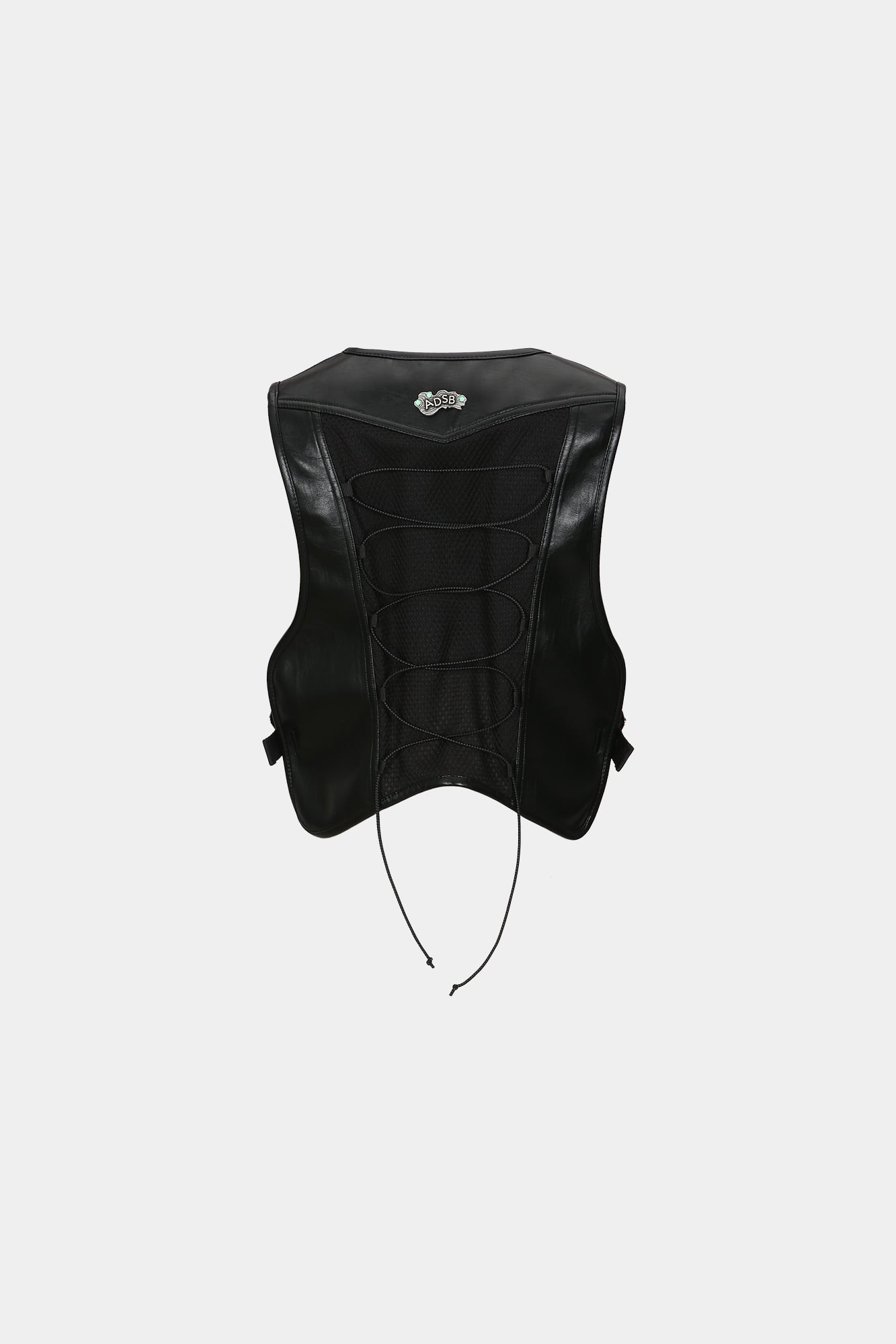 Andersson Bell - Sina Faux-Leather Vest (Black) product image 10 | TRAB K-Fashion Australia