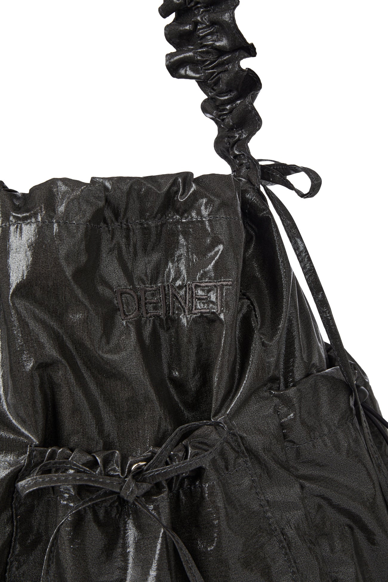Deinet - Deinet Coating Shirring Bag (Black) product image 6 | TRAB K-Fashion Australia