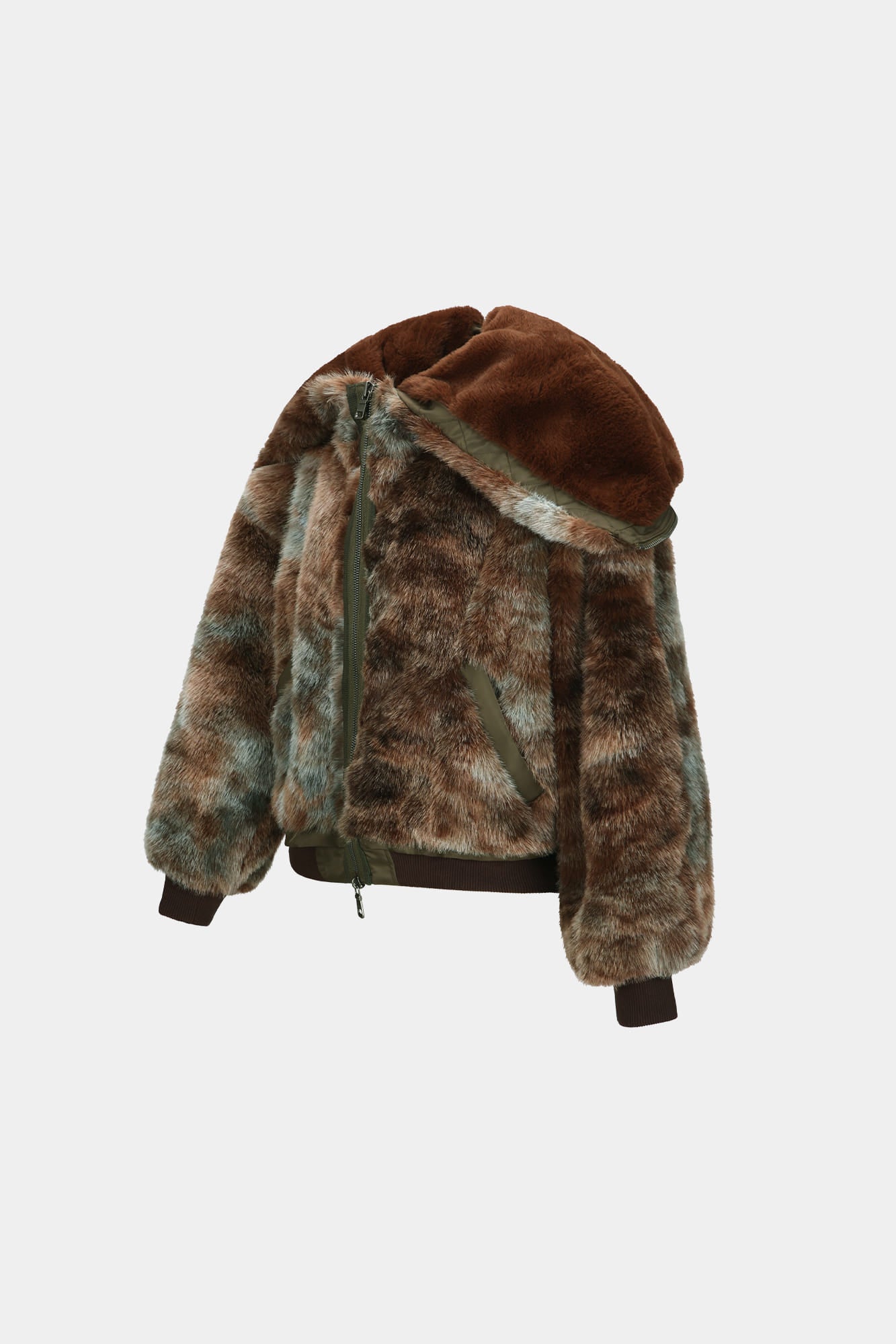 Andersson Bell - Vanessa Fur N2b Jacket (Brown) product image 12 | TRAB K-Fashion Australia