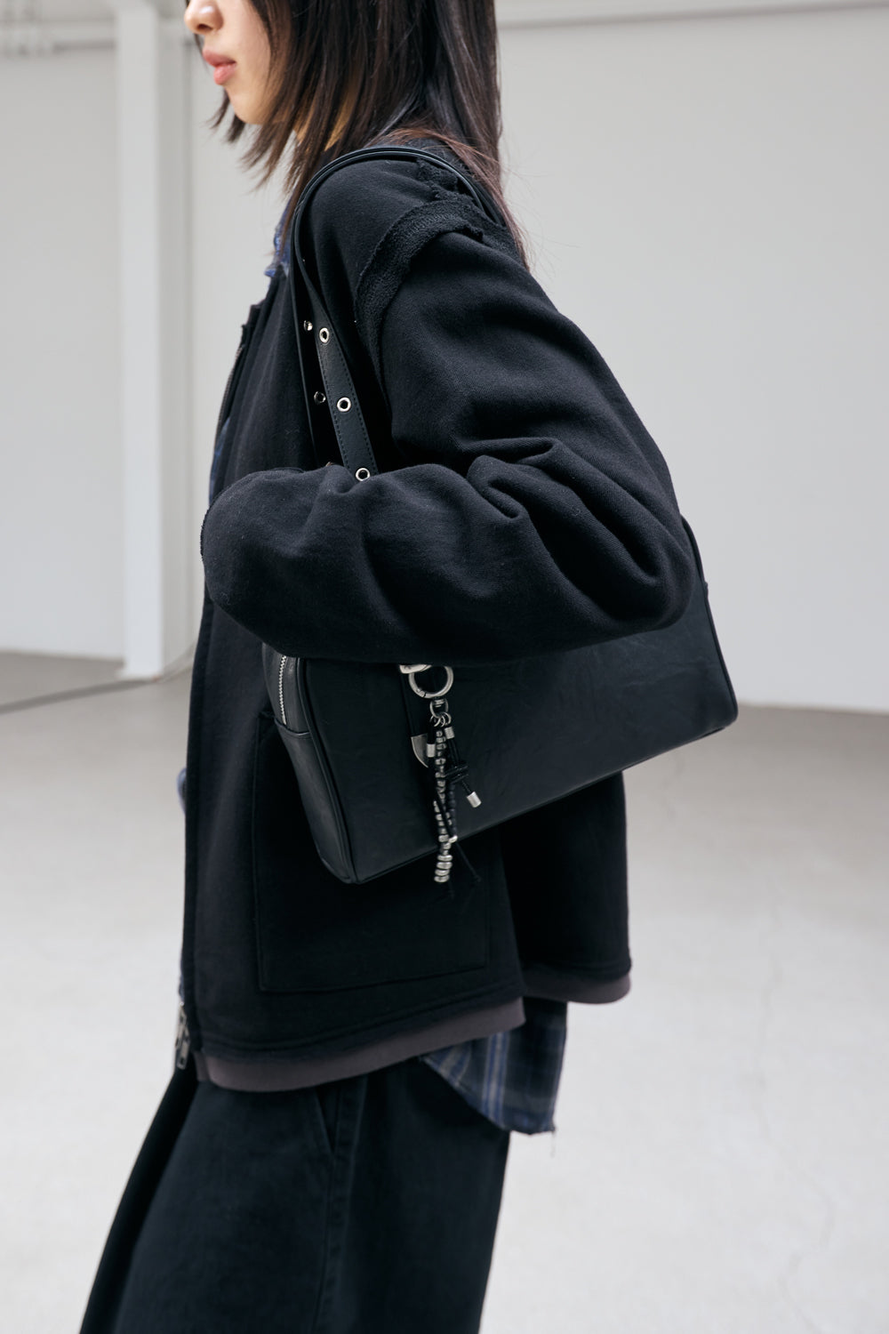 Hatchingroom - Ringer Cardigan (Black) product image 11 | TRAB K-Fashion Australia