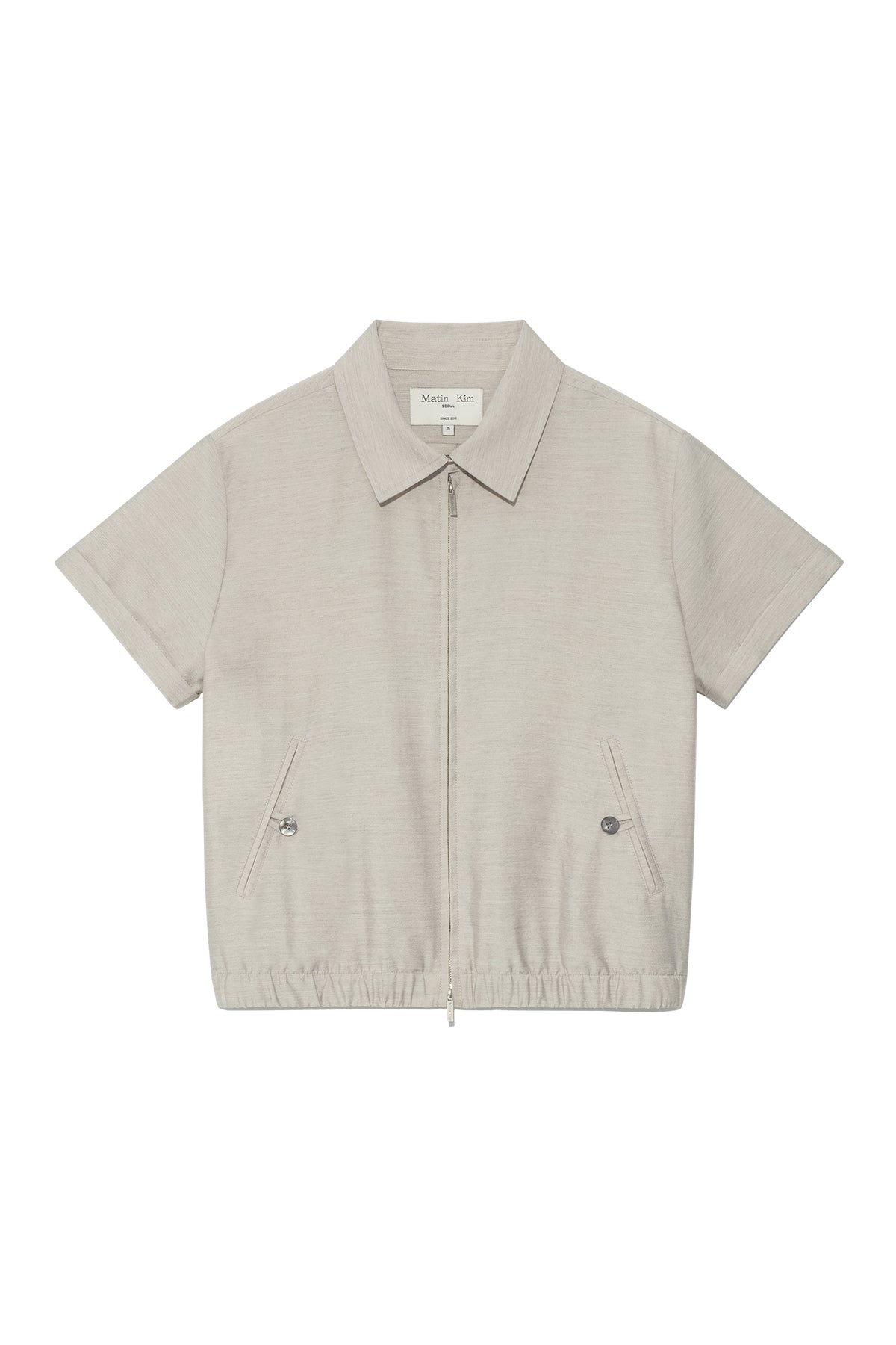 Matin Kim - Half Sleeve Light Blouson (Beige) product image 1 | TRAB K-Fashion Australia
