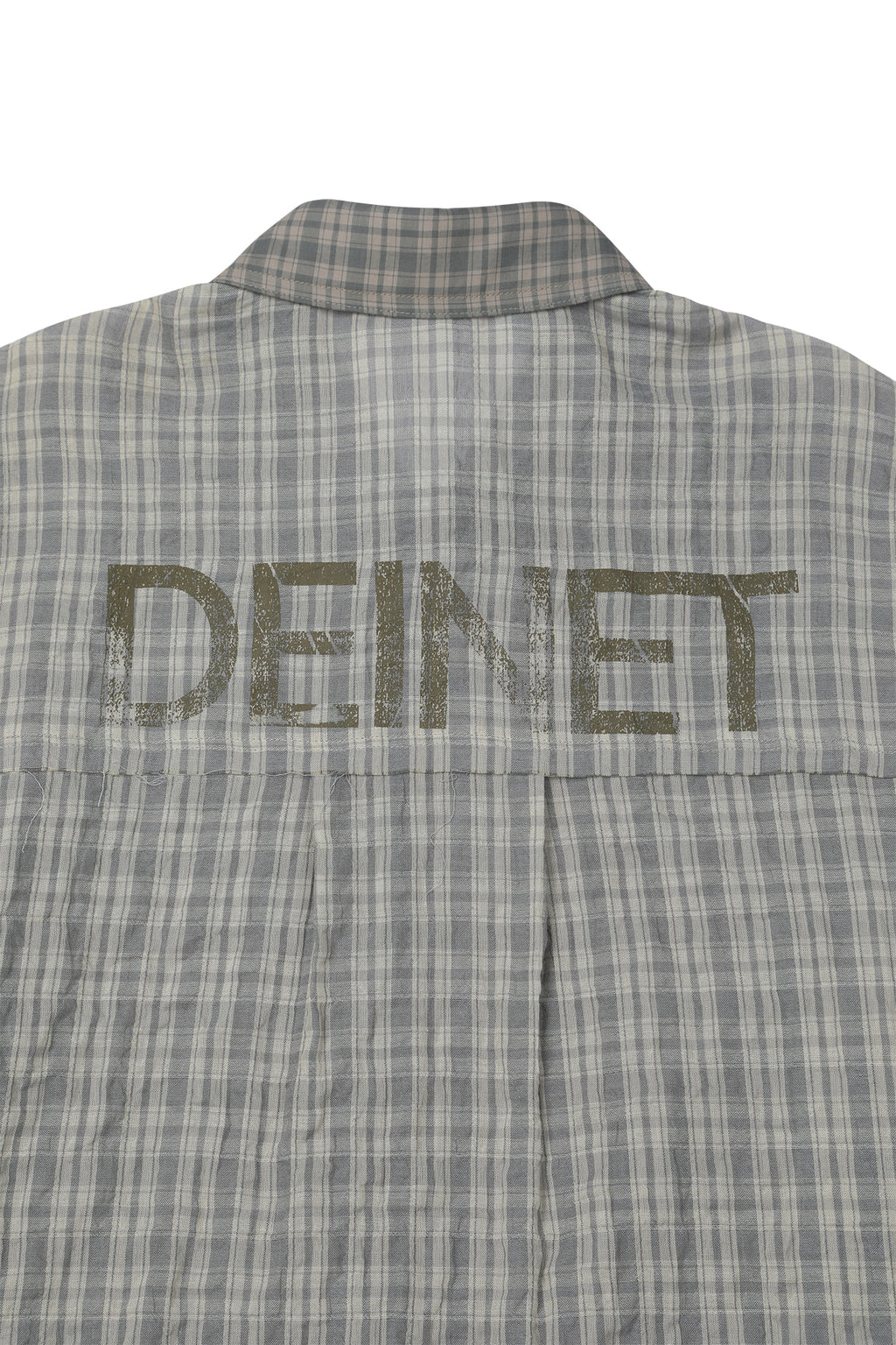 Deinet - Checkered Point Overfit Shirt (Sky Blue) product image 12 | TRAB K-Fashion Australia