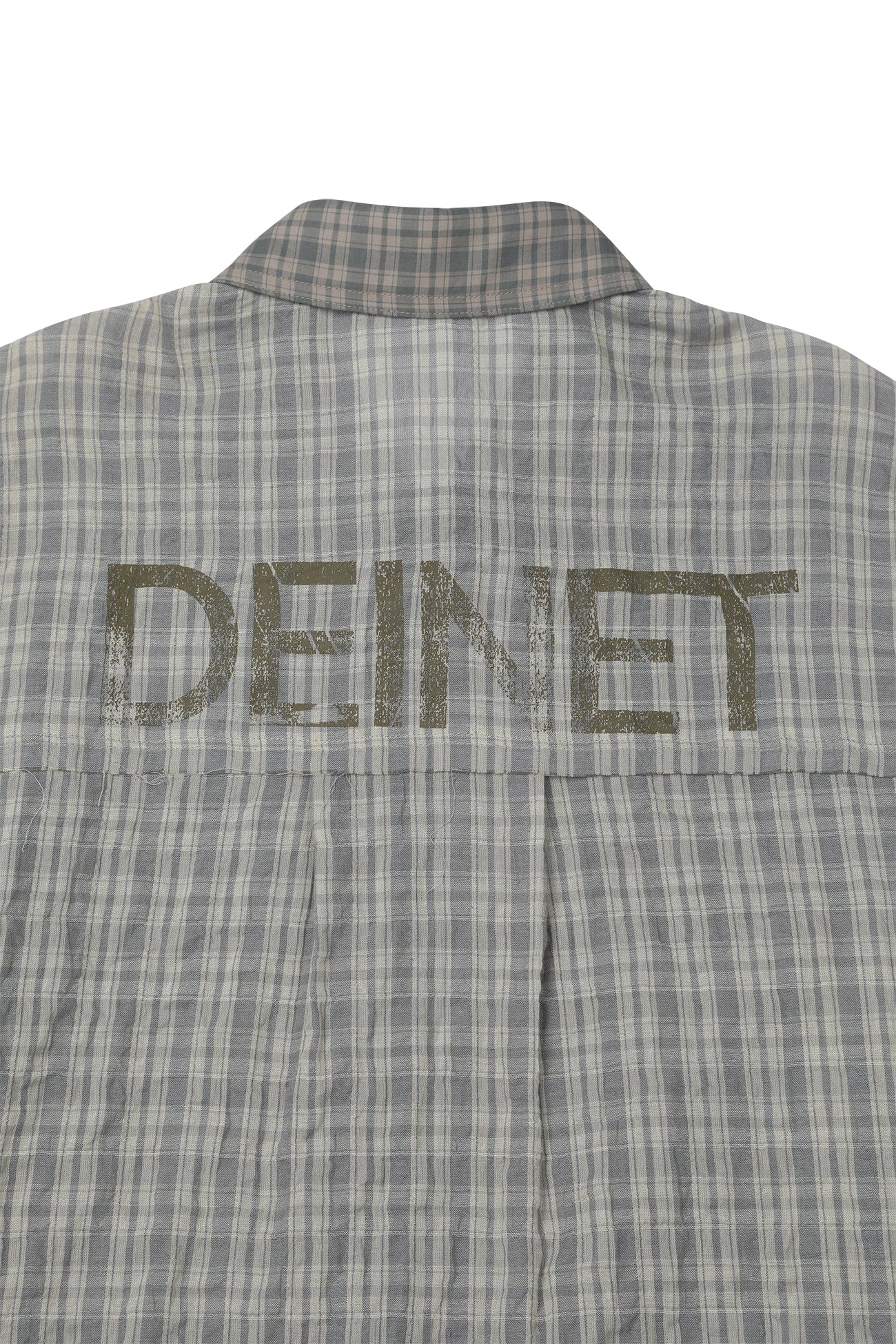 Deinet - Checkered Point Overfit Shirt (Sky Blue) product image 12 | TRAB K-Fashion Australia