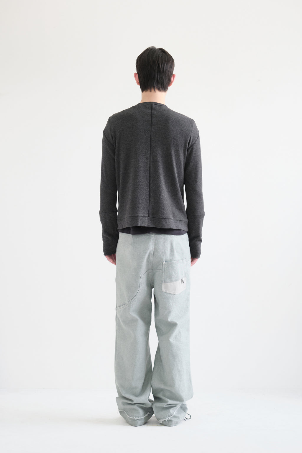 Hatchingroom - Layer Cardigan V2 (Charcoal) product image 4 | TRAB K-Fashion Australia